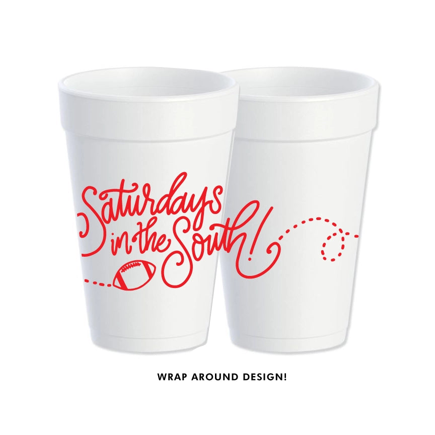 Saturdays In The South Styrofoam Cups