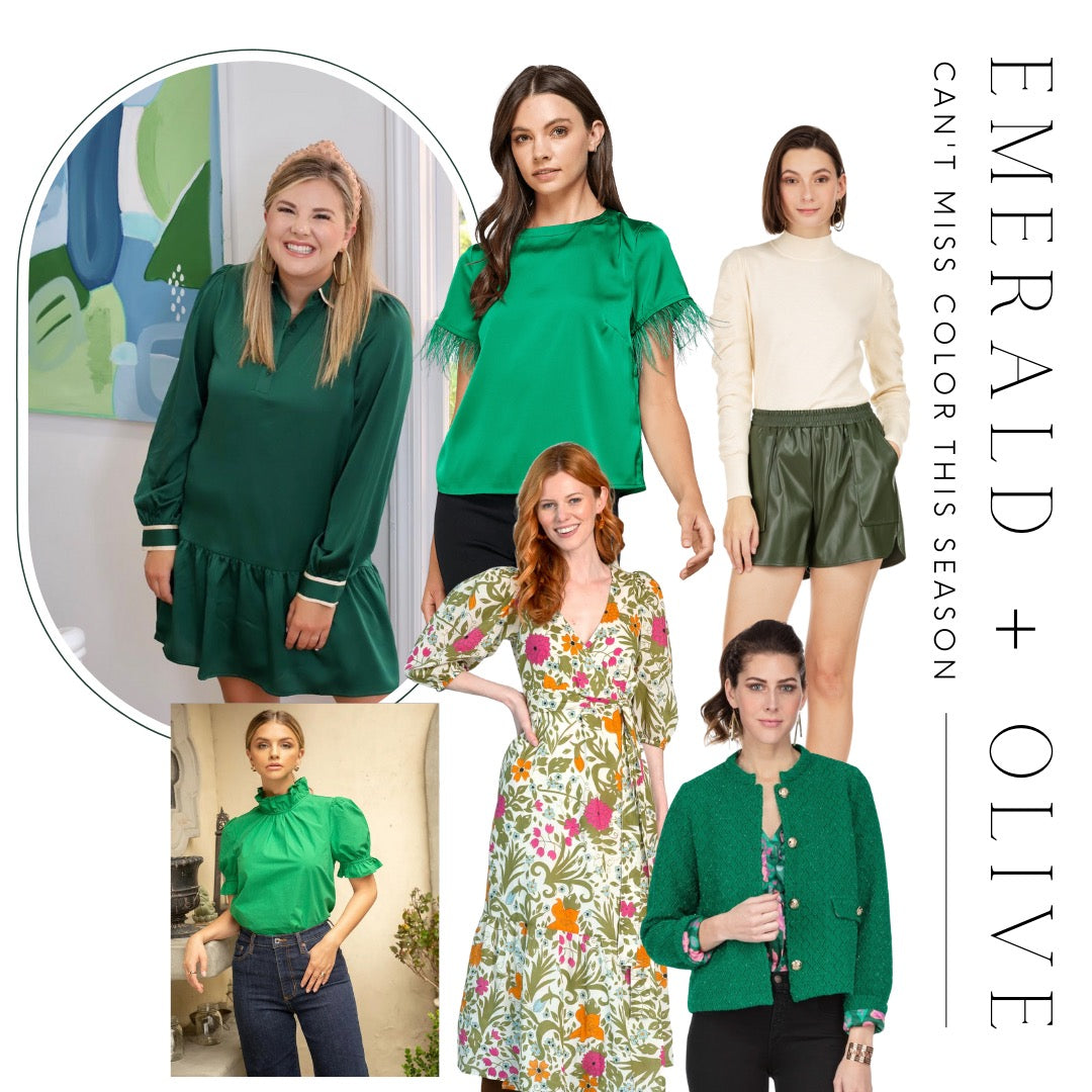 Fall Trends: Emerald + Olive