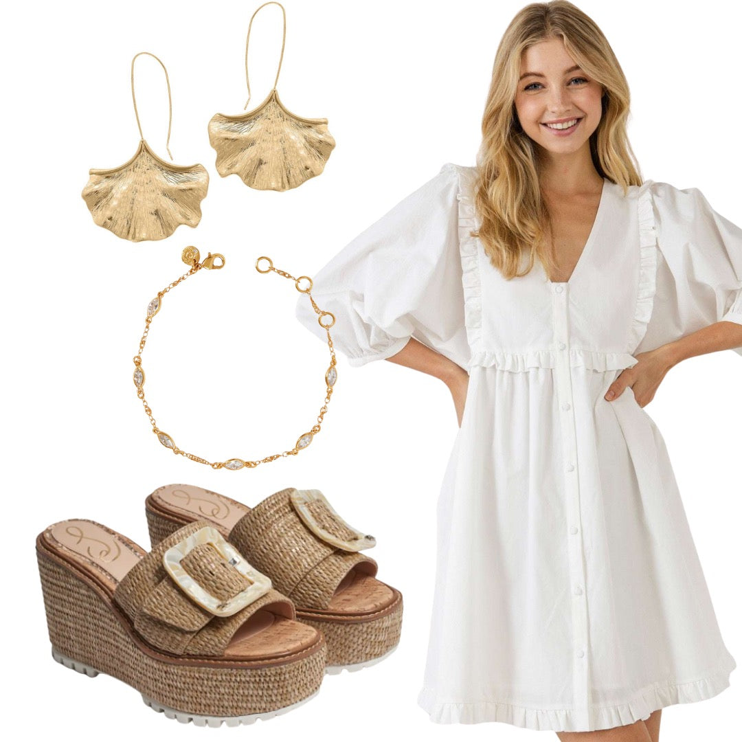 How To Style: White Babydoll Dress