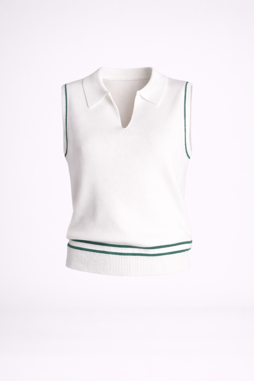Sporty Girl Tank - White