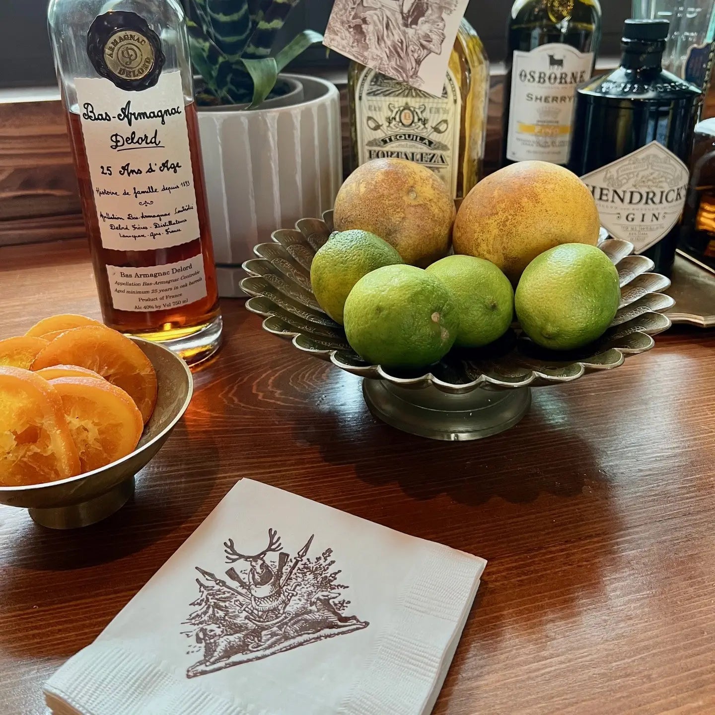 Cocktail Napkin - Hunting Creset