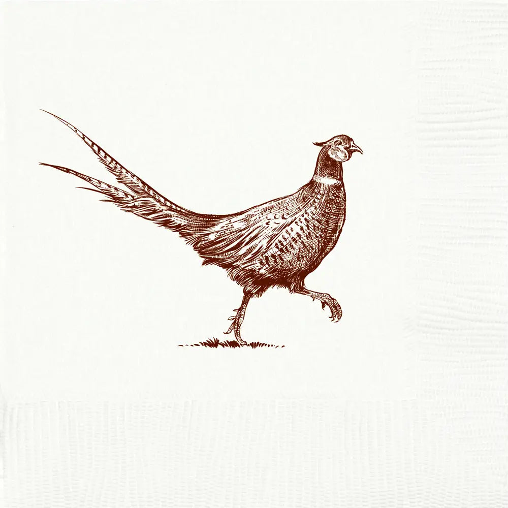 Cocktail Napkin- Pheasant