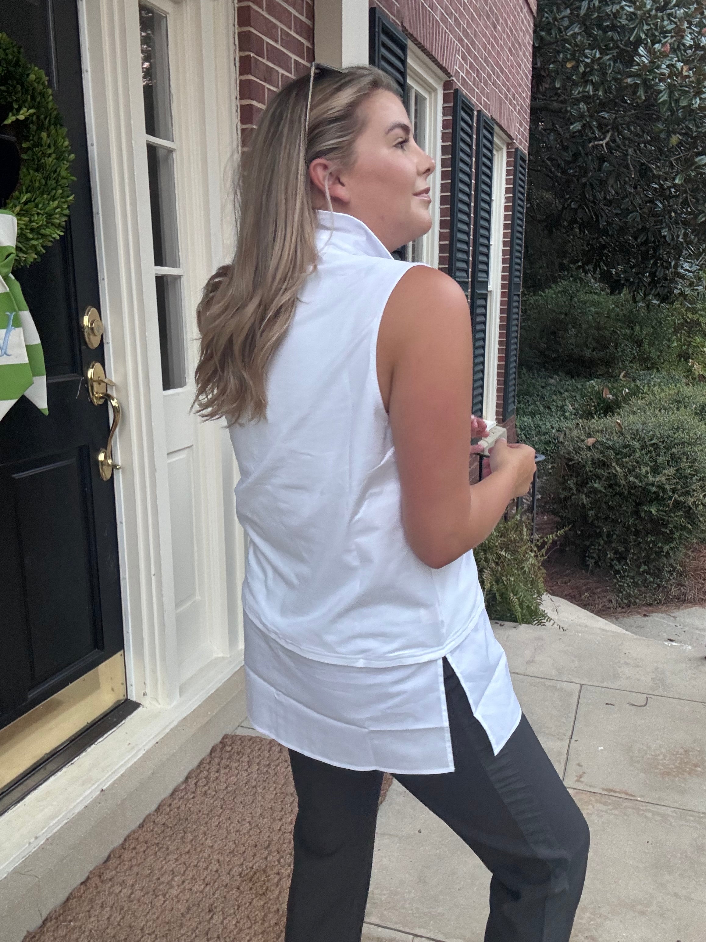 The Tula Tail Tank - White