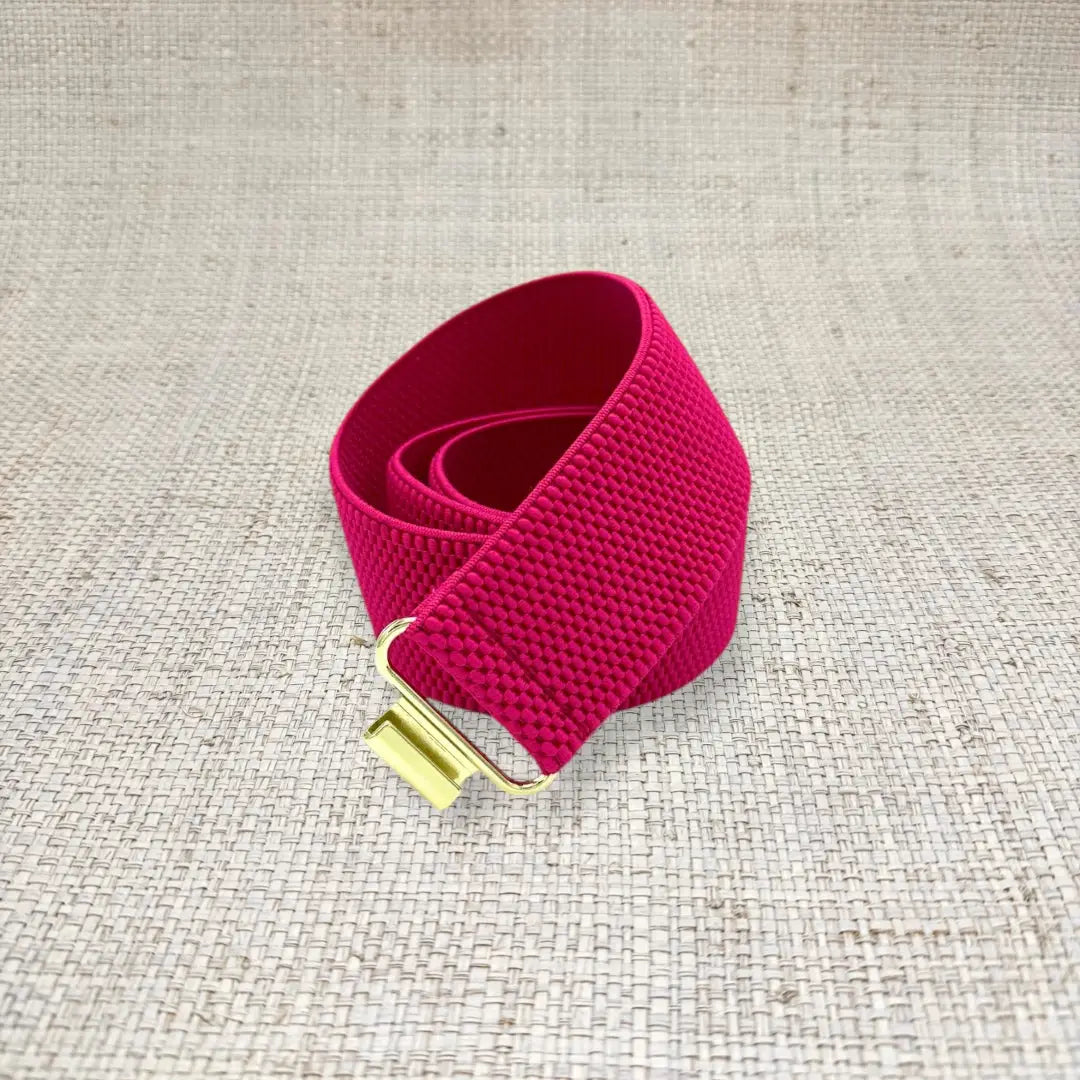 Hot Pink Stretch Belt Band