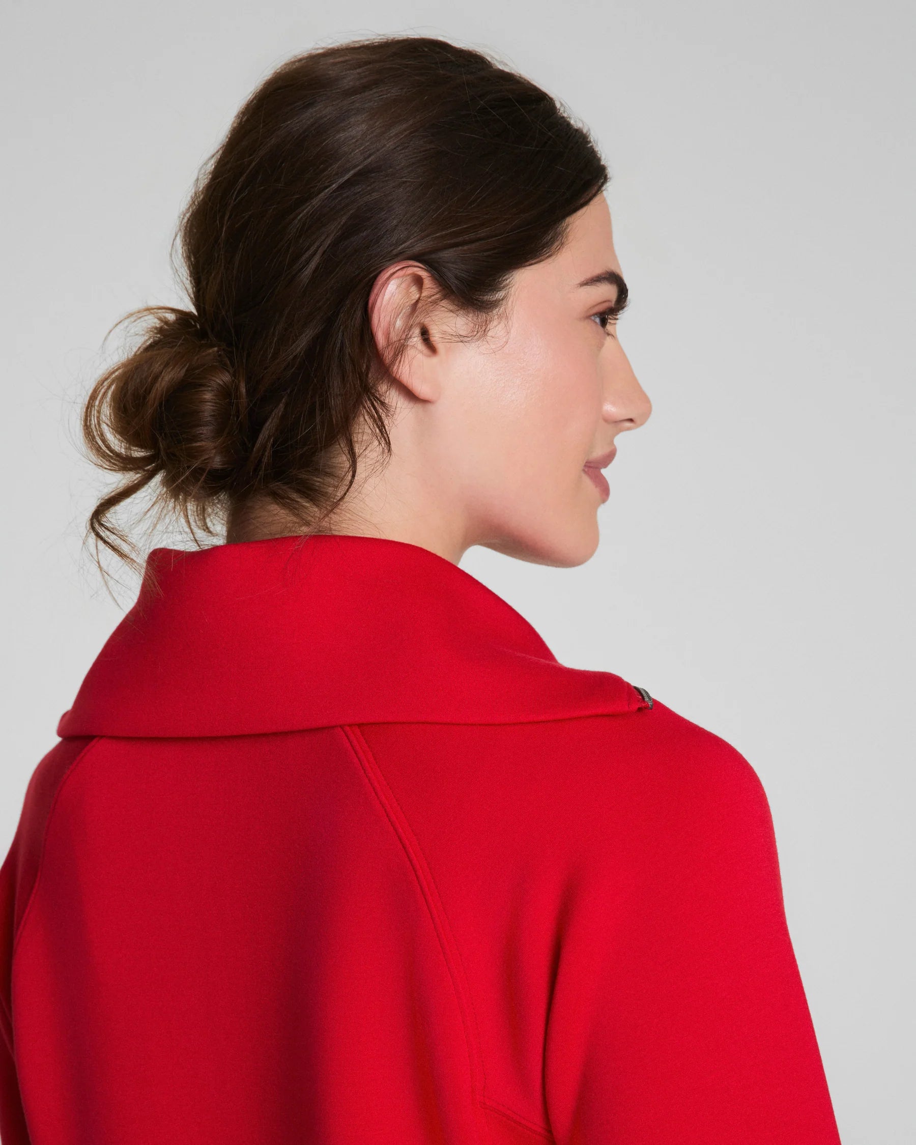 AirEssentials® Half Zip Dress by Spanx - Red