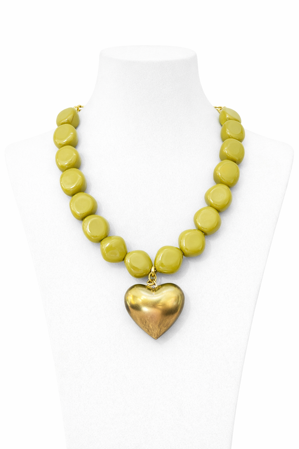 The "Olive You" Heart Necklace