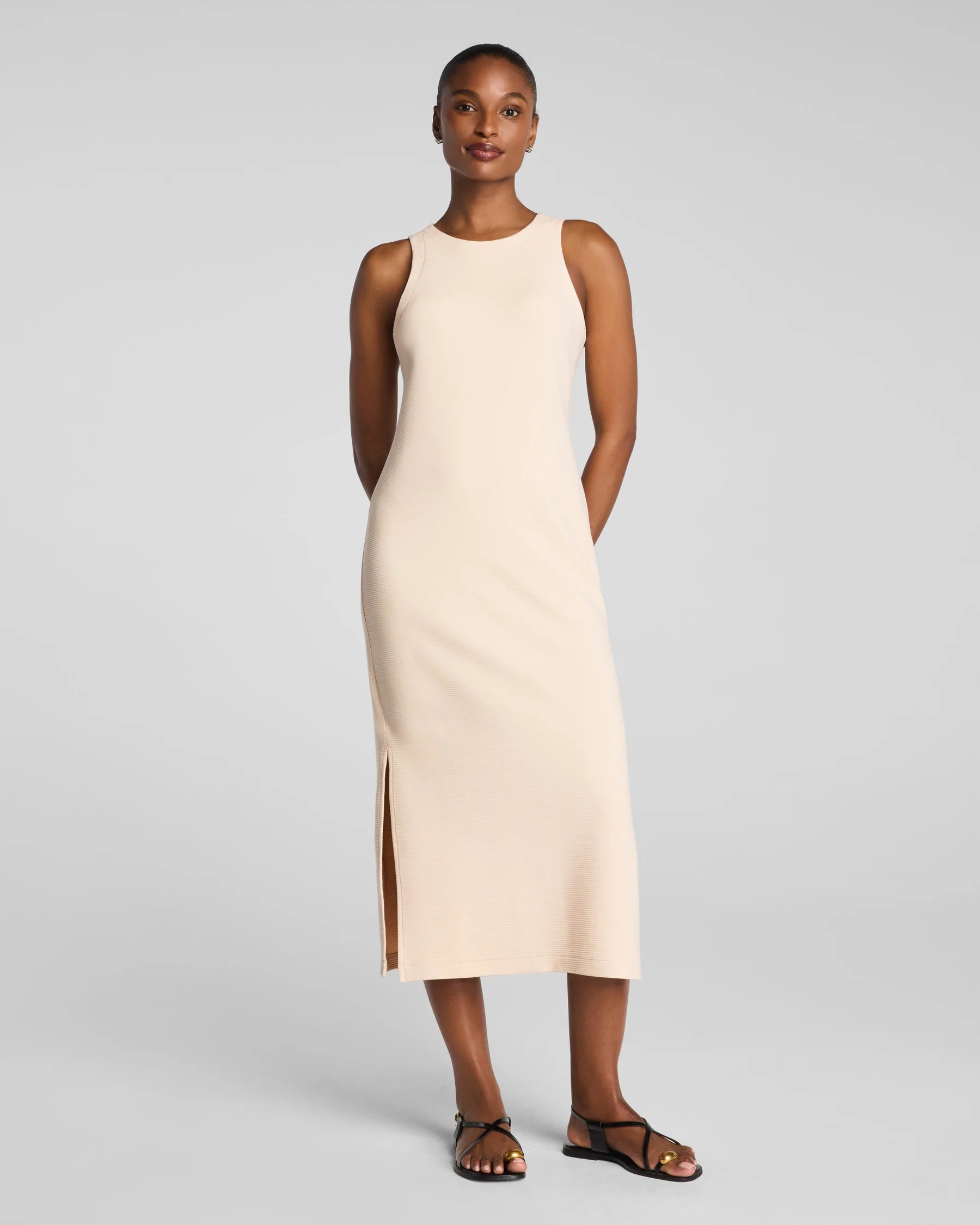 French Rib Maxi Tank Dress - Two Colors