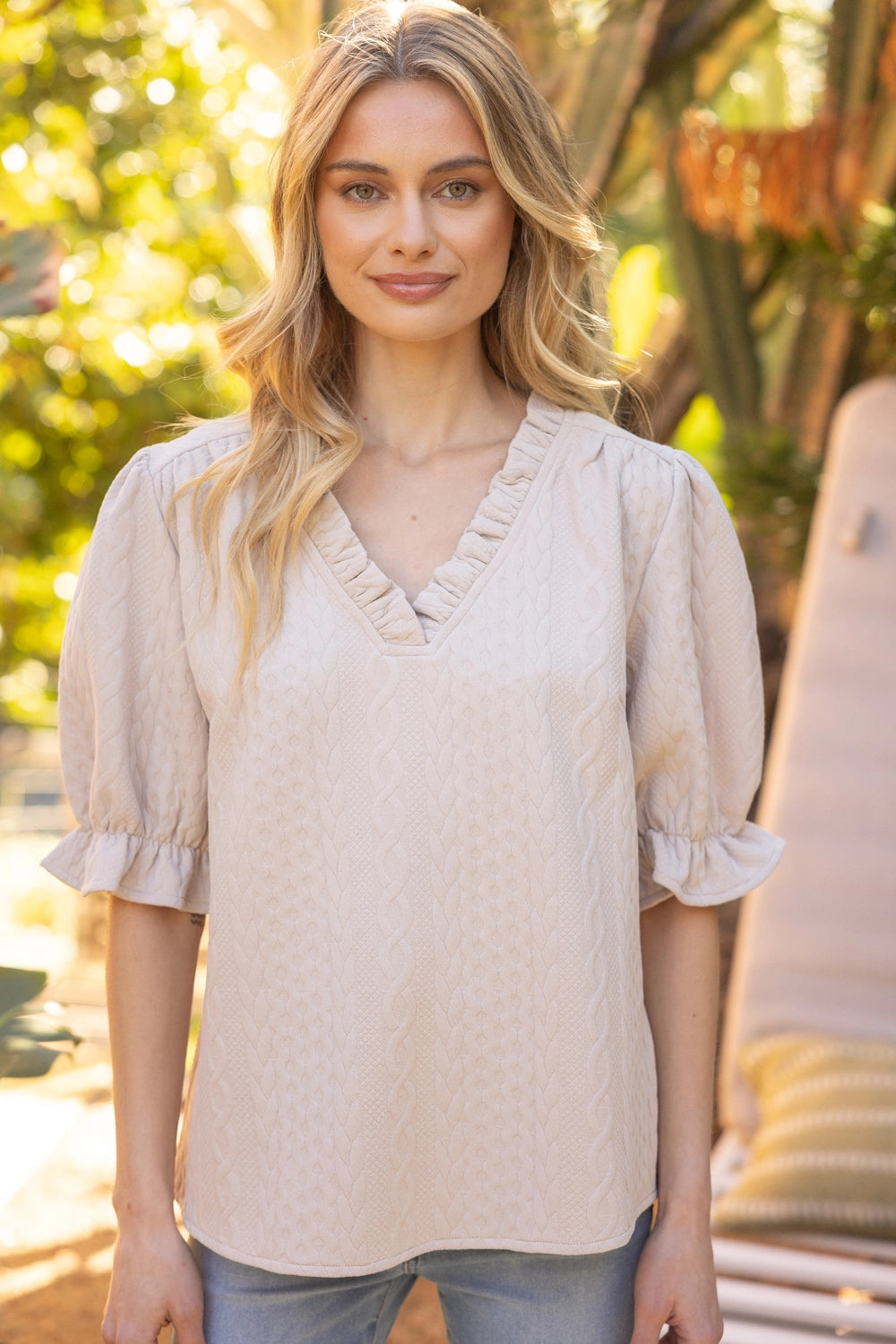 The Casual Top - Taupe