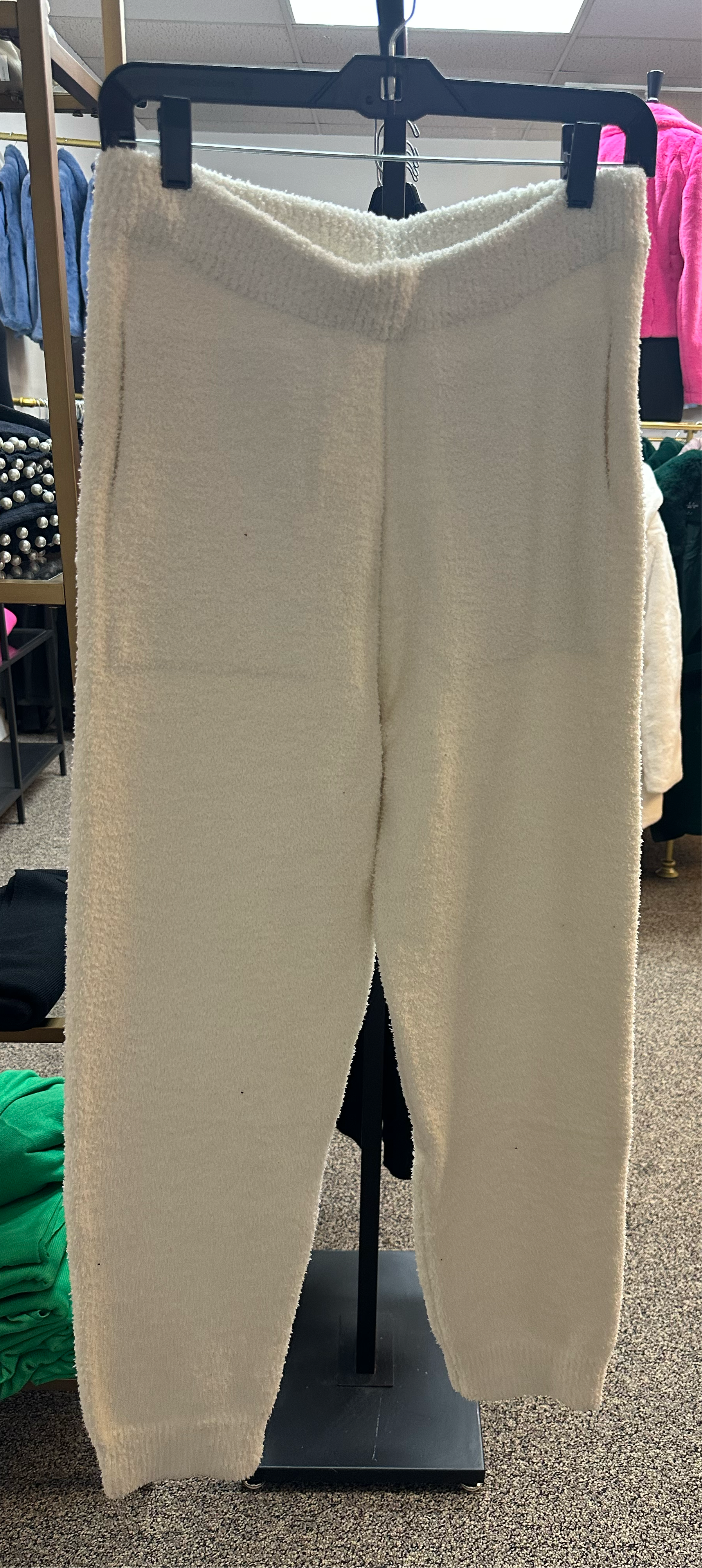 Solid Pants w/ Pockets - Ivory