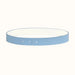 Light blue belt on a white background