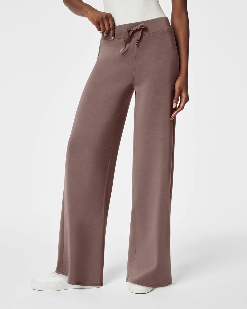 Air Essentials Wide Leg Pant by Spanx - Smoke