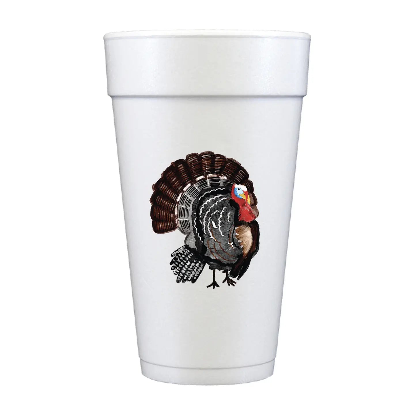 Foam Holiday Cups- Thanksgiving Turkey