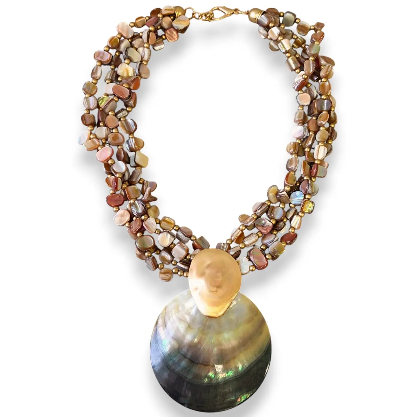The Pacifica Shell Necklace - Sand