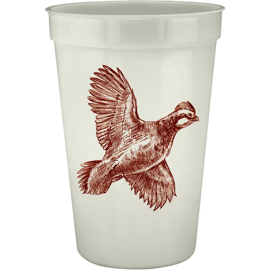 Quail Pearlized Cup- 16 oz