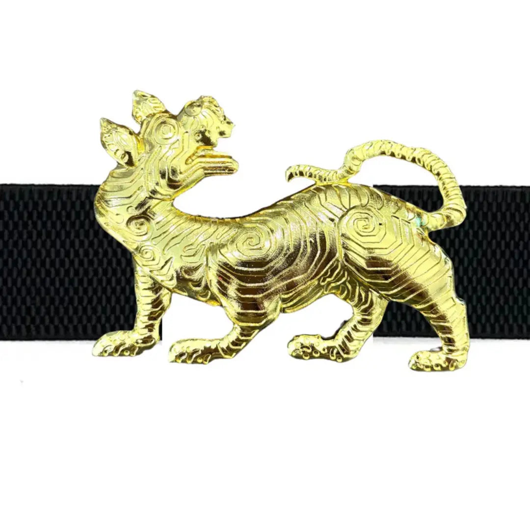 Tibet Tiger Stretch Band Belt Buckle