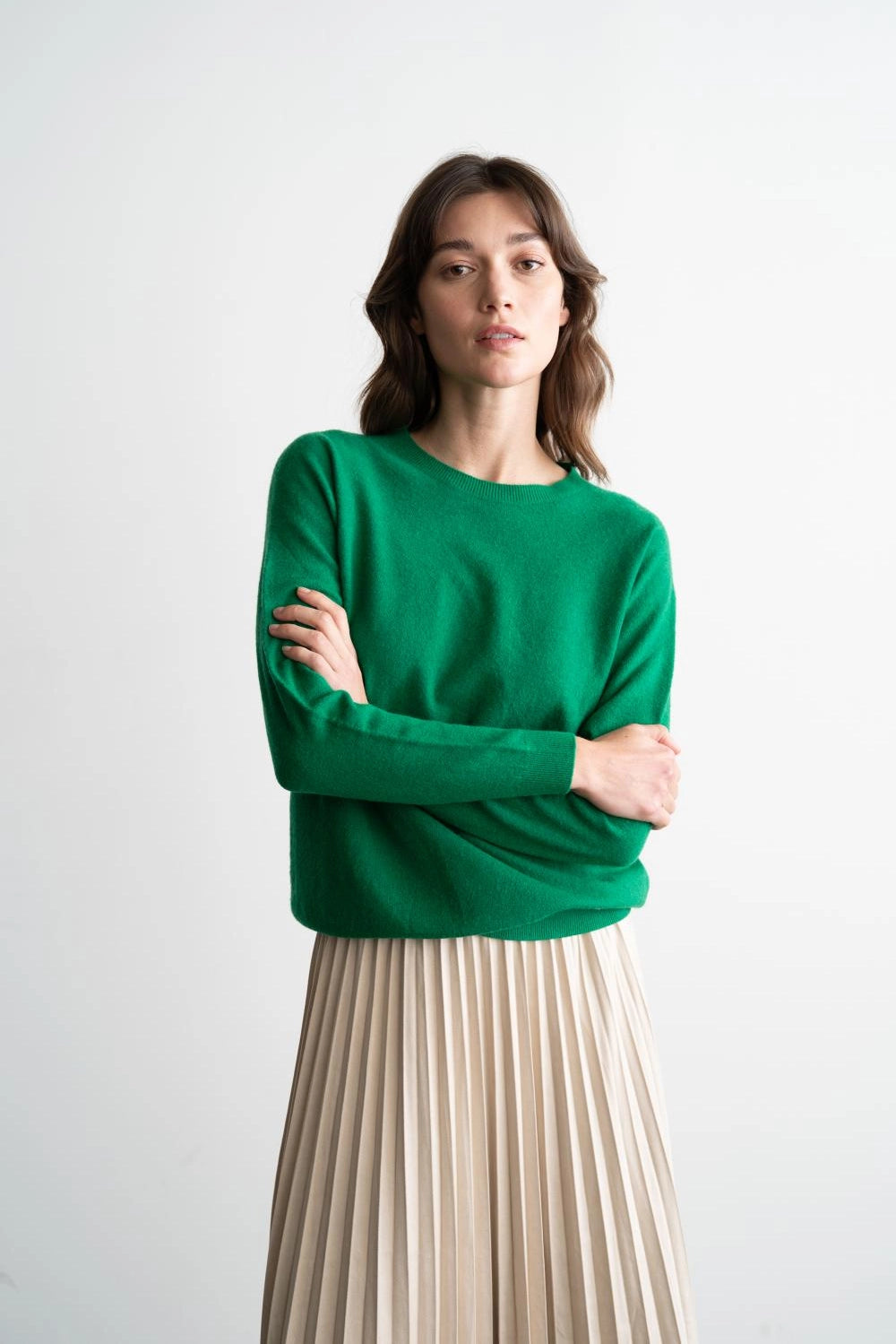 The Lottie Crew Neck Sweater - Two Colors