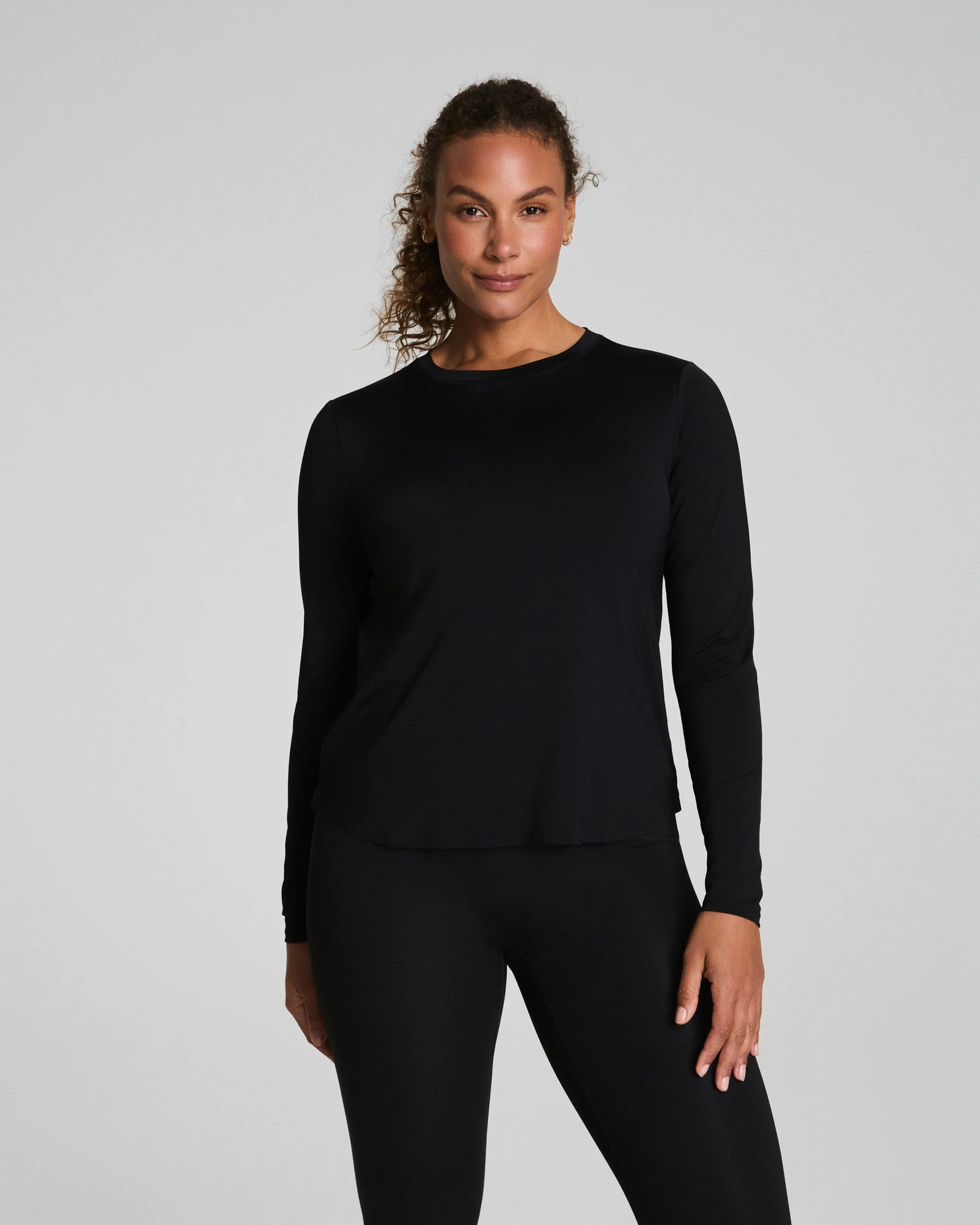Activate Long Sleeve Top by Spanx - Black