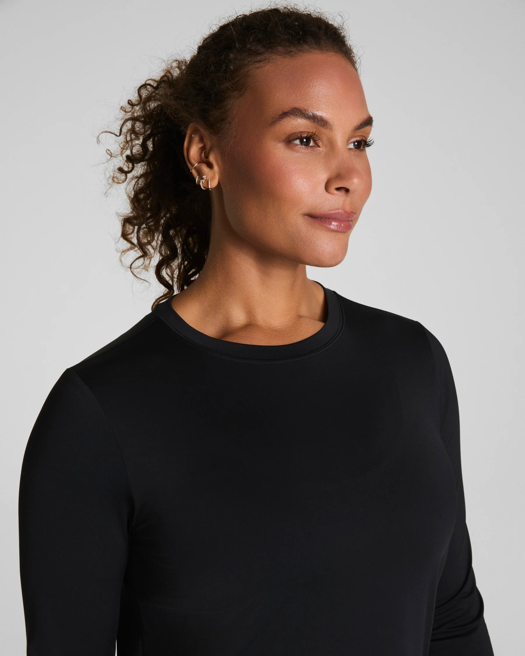 Activate Long Sleeve Top by Spanx - Black