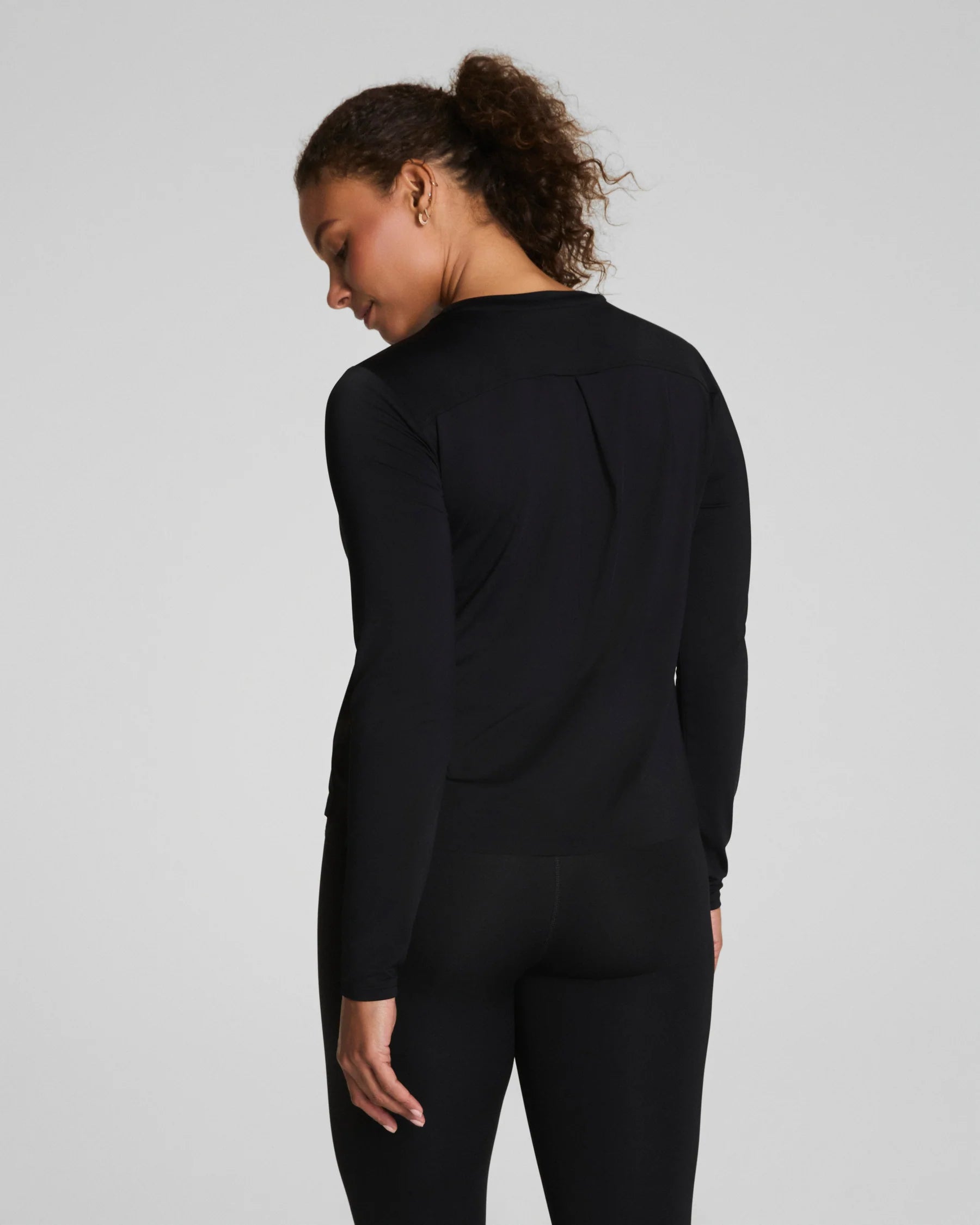 Activate Long Sleeve Top by Spanx - Black