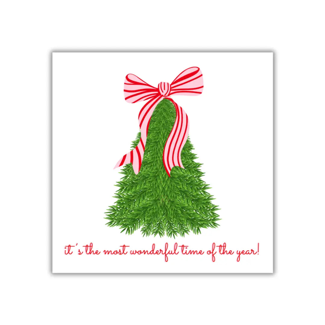 Christmas Tree Paper Party Napkins