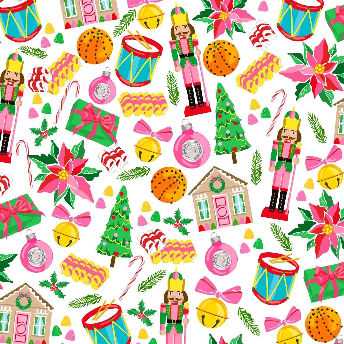 Oh What Fun! Christmas Collage Holiday Paper Placemat Sheets
