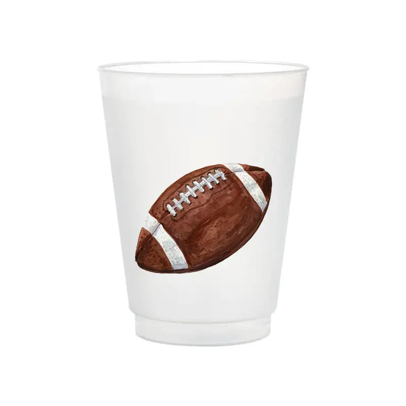 Football Frosted Cup Set