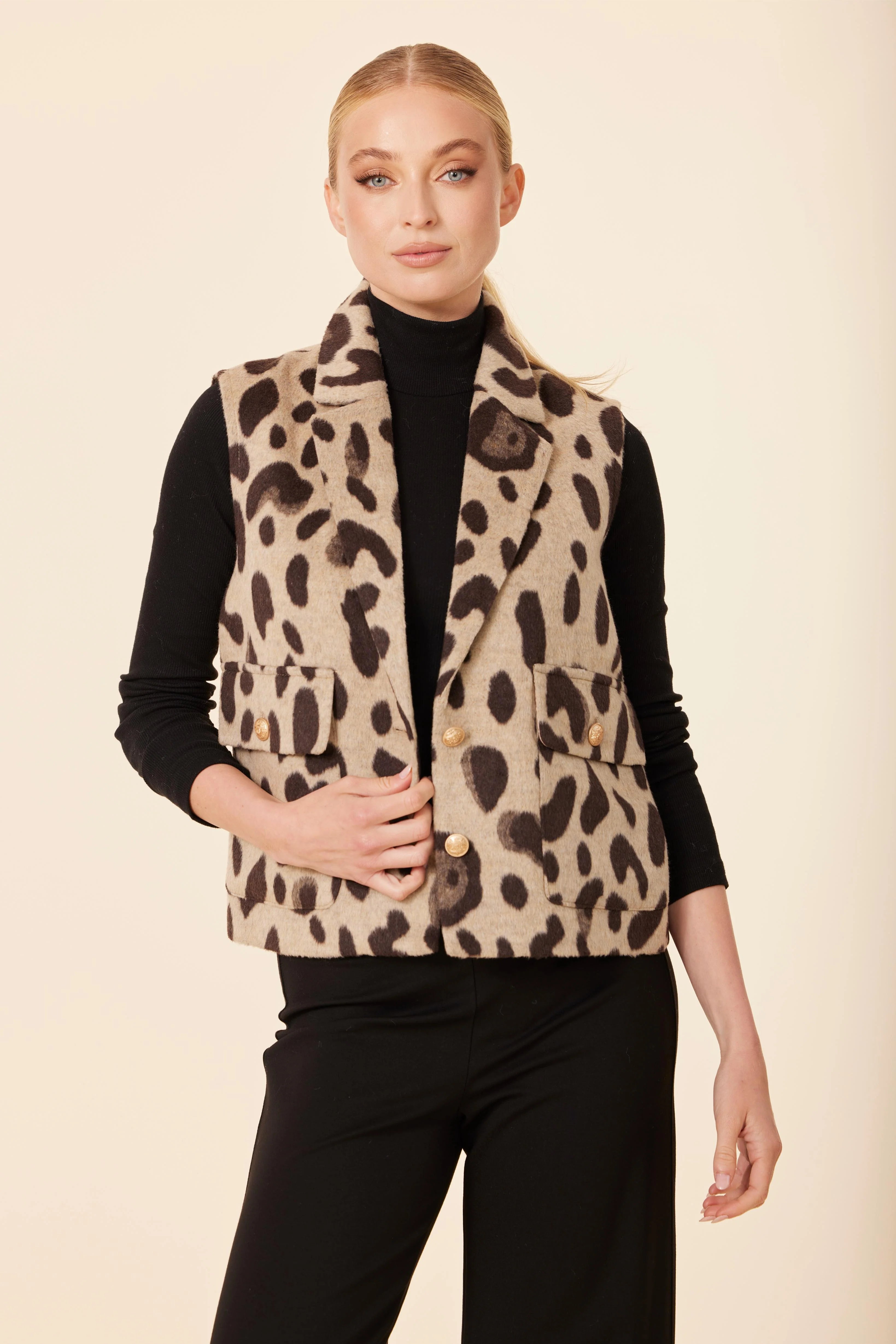 Leopard Vest