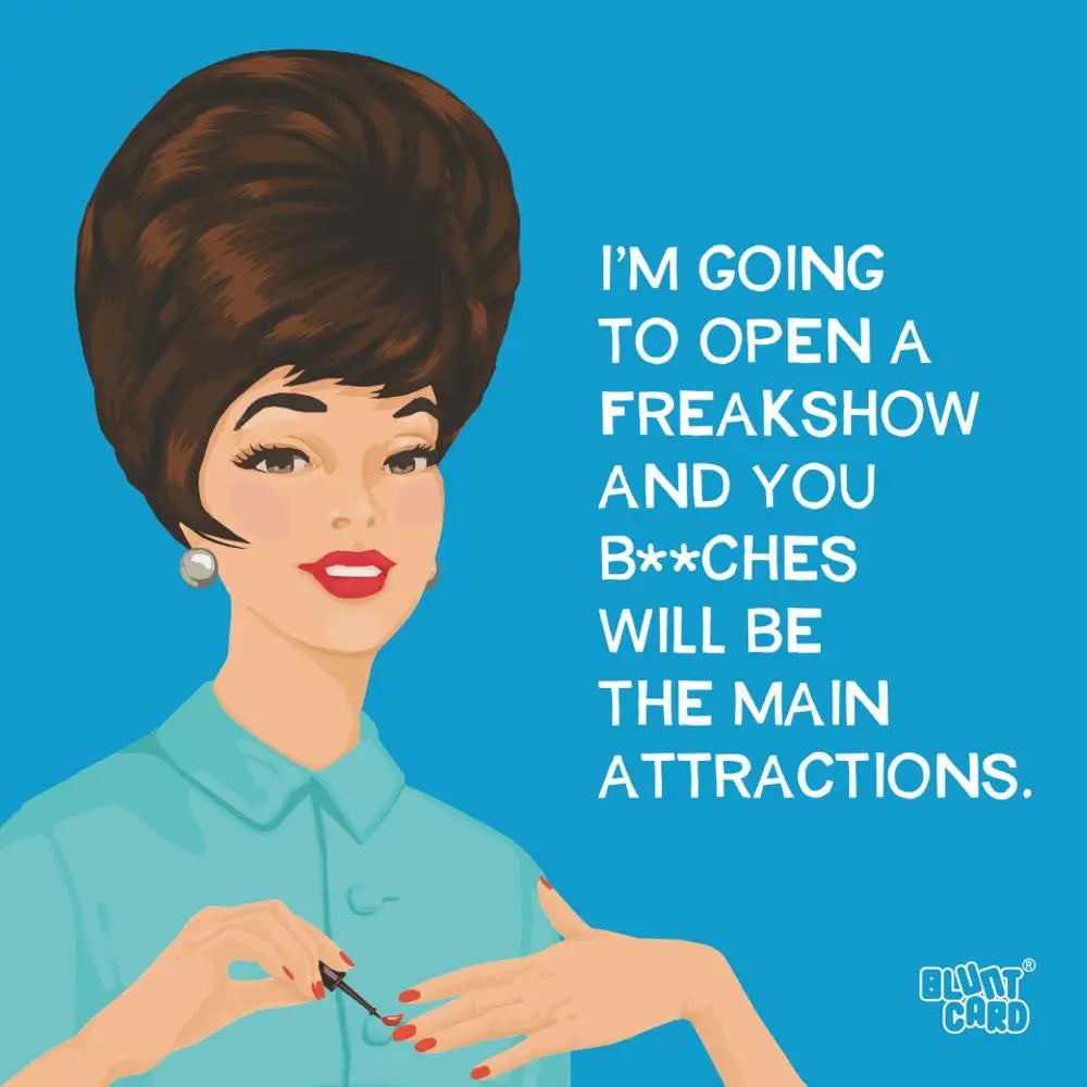 Cocktail Napkin - Freak Show