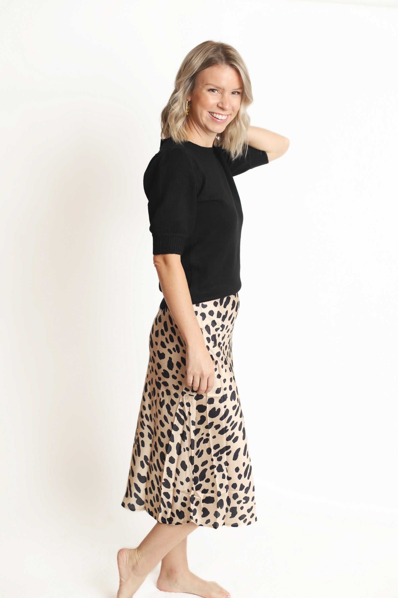 The Ninnie Skirt- leopard print