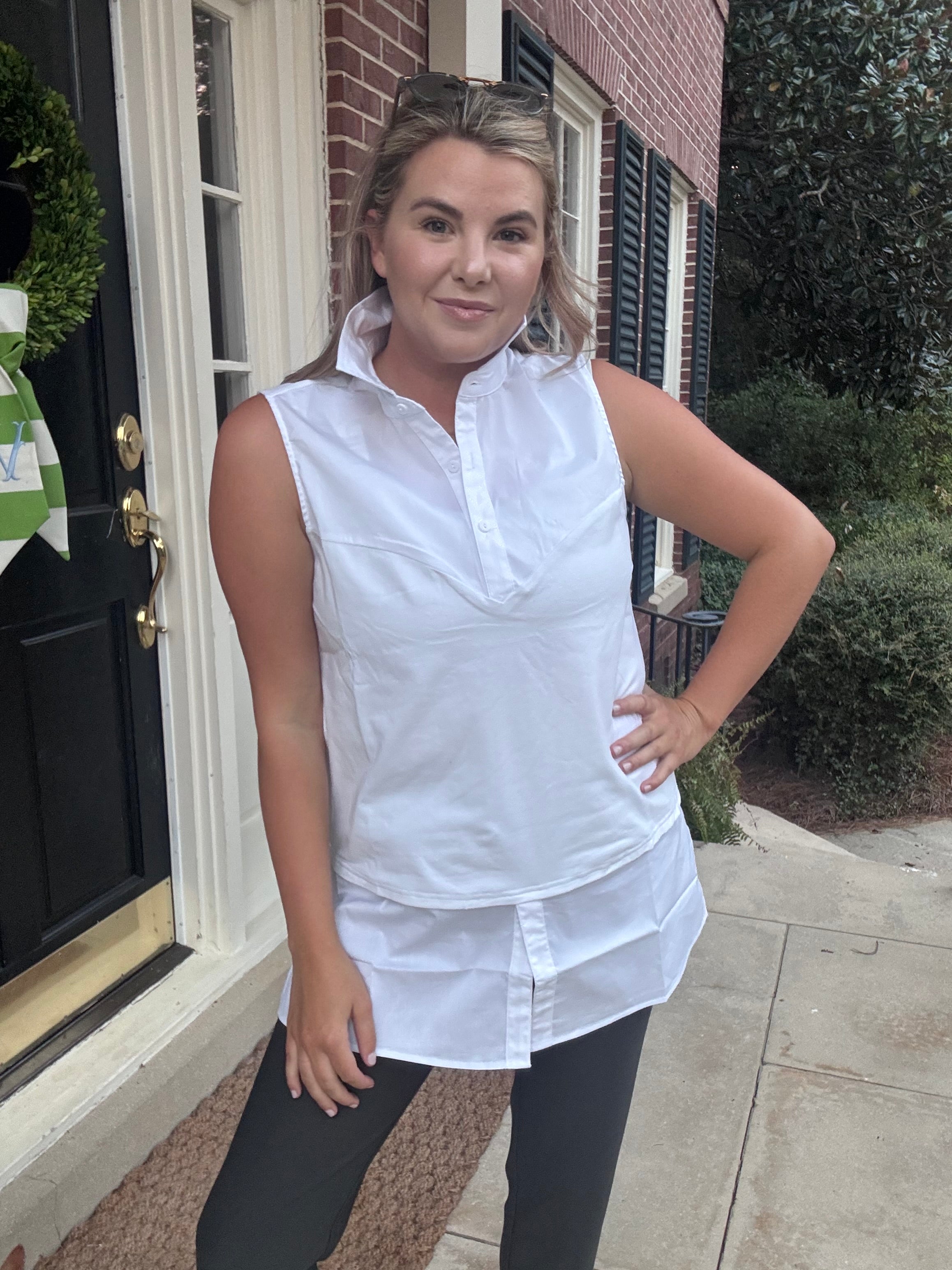 The Tula Tail Tank - White