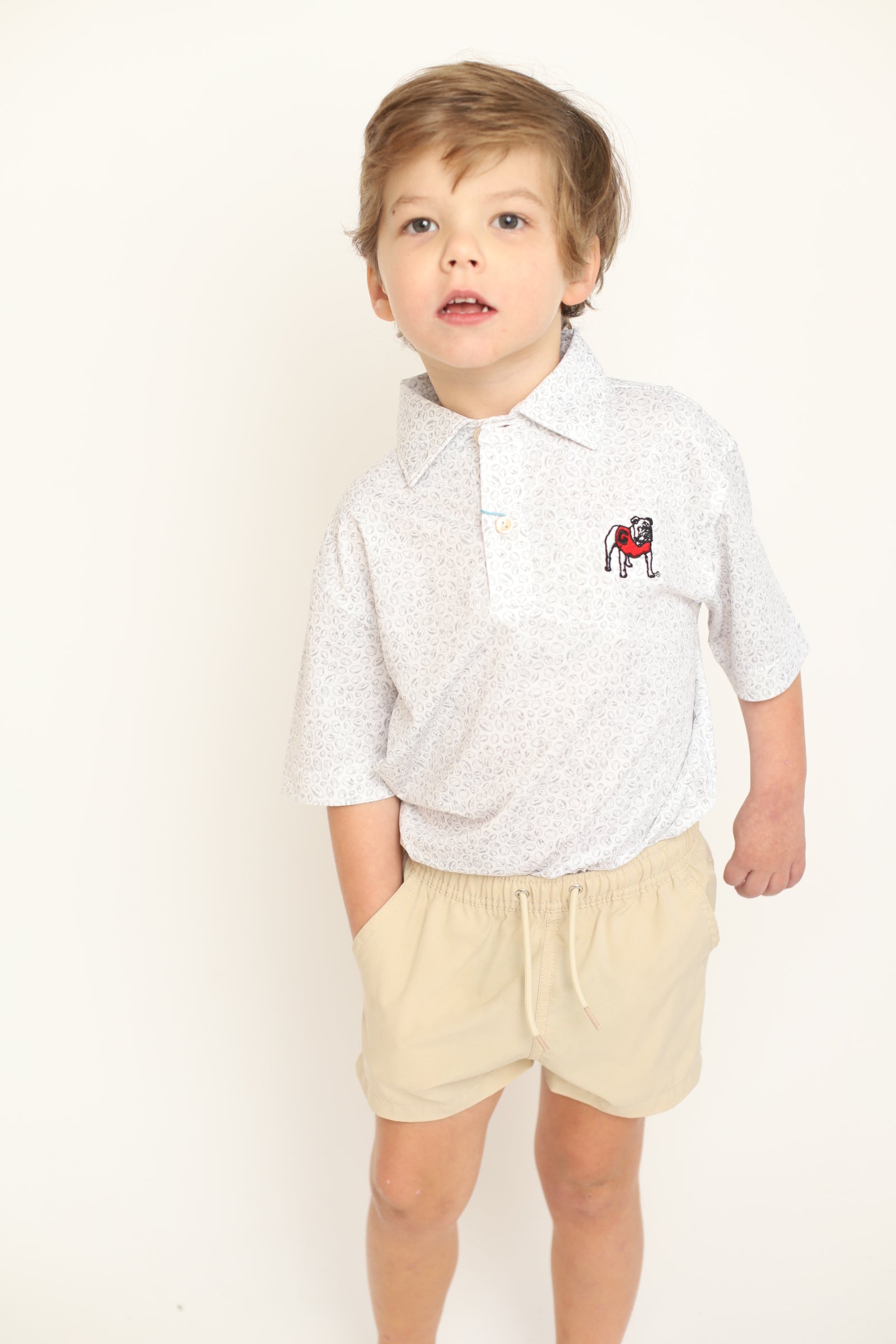 Georgia YOUTH Blitz Performance Polo by Peter Millar