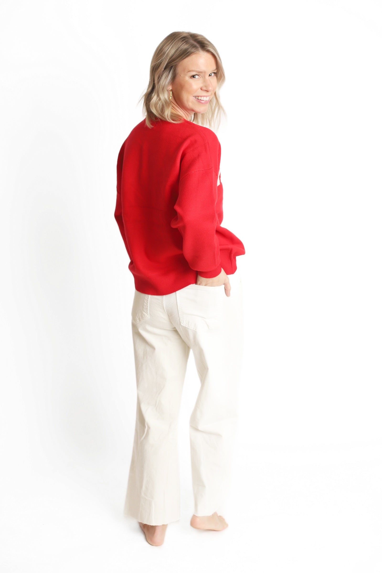 GEORGIA Sweater - Red