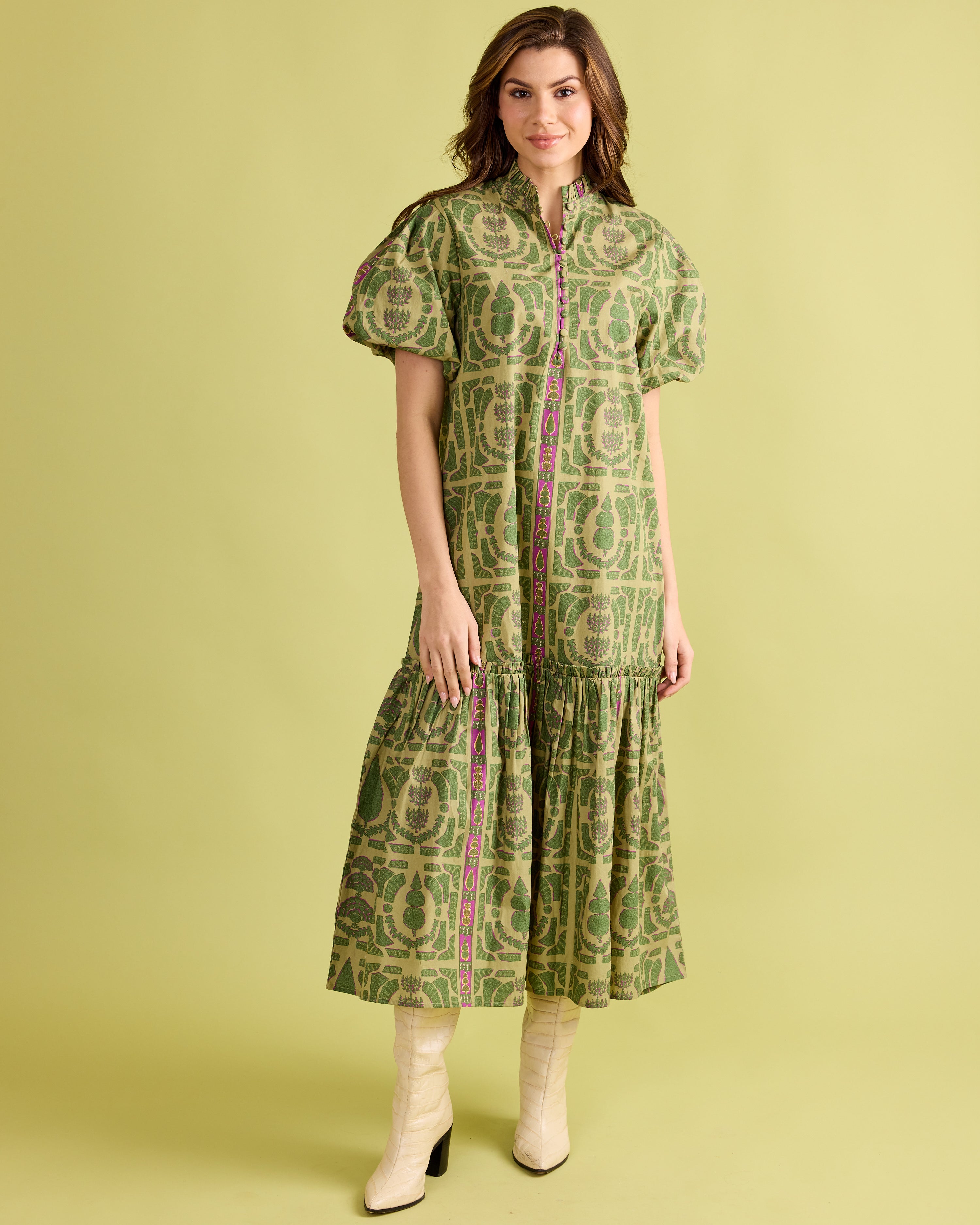 Carly Dress - Topiary