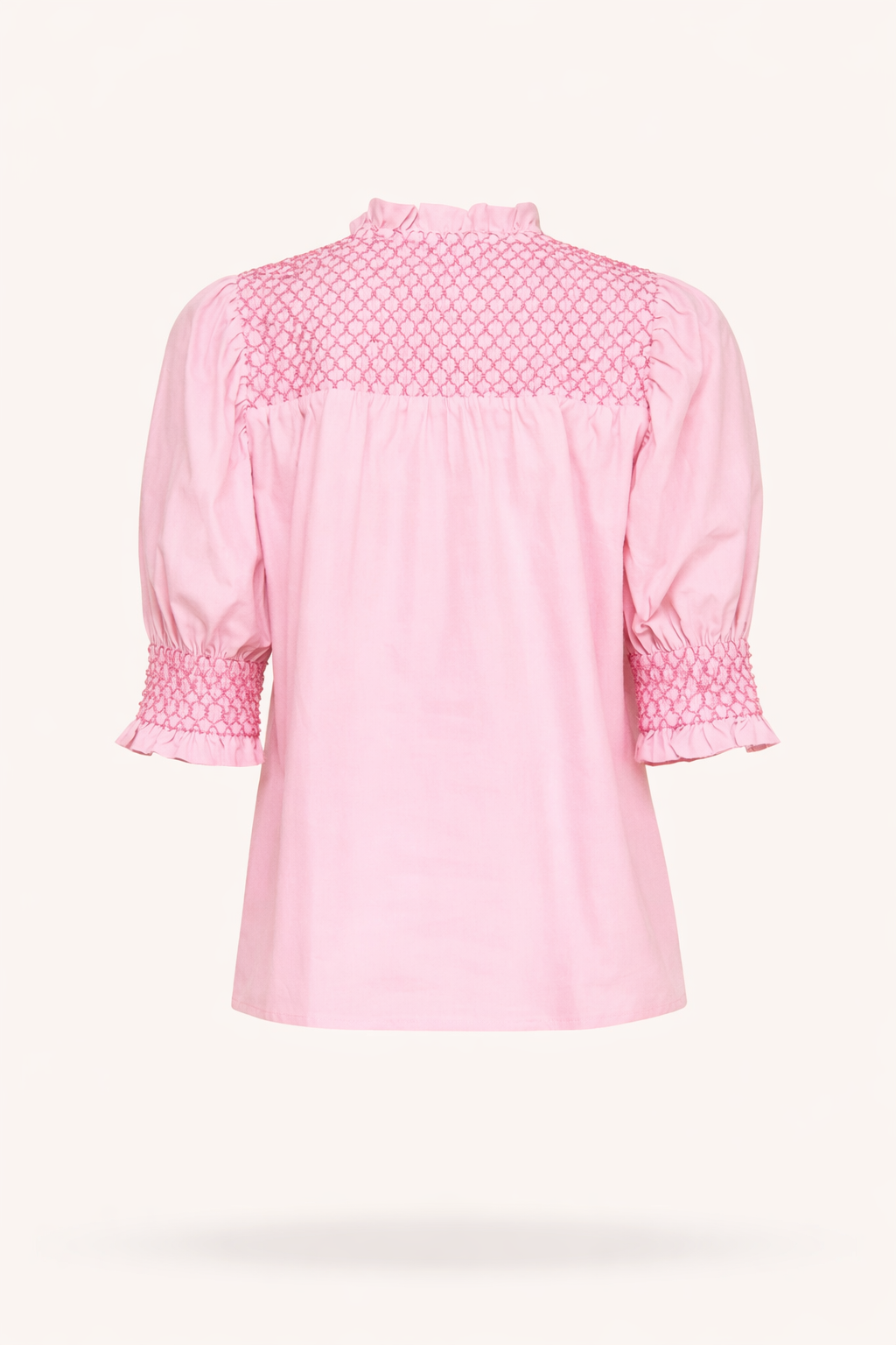 The Emmeline Embroidered Button Down Blouse