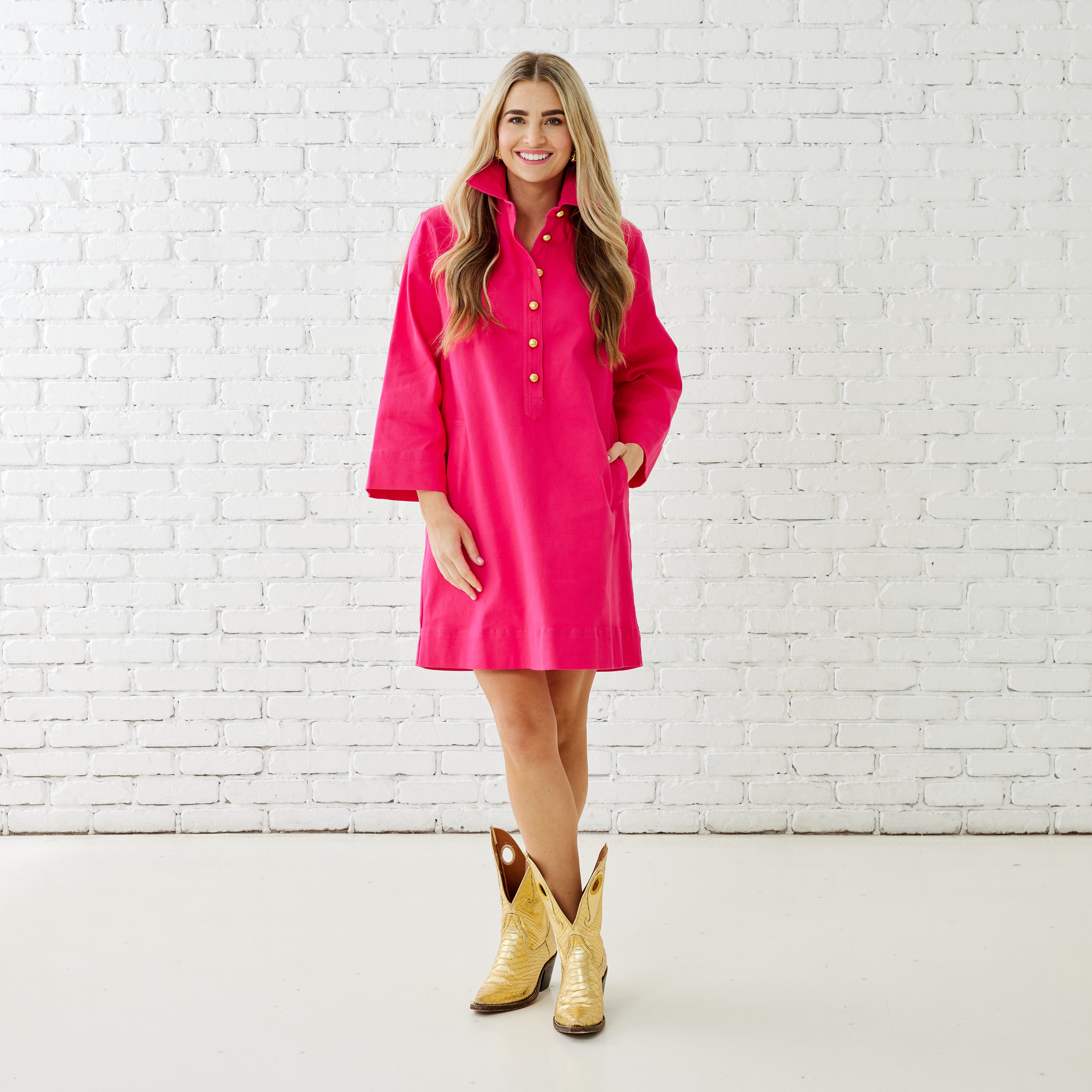 Chloe Dress - Fuschia