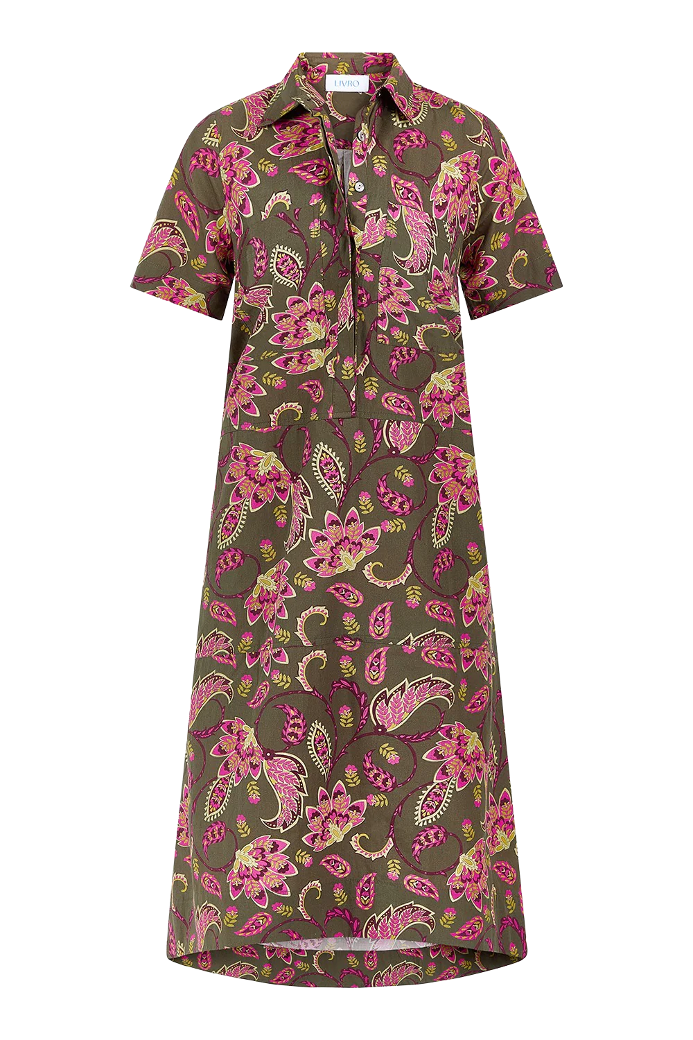City Dress - Raspberry Garden
