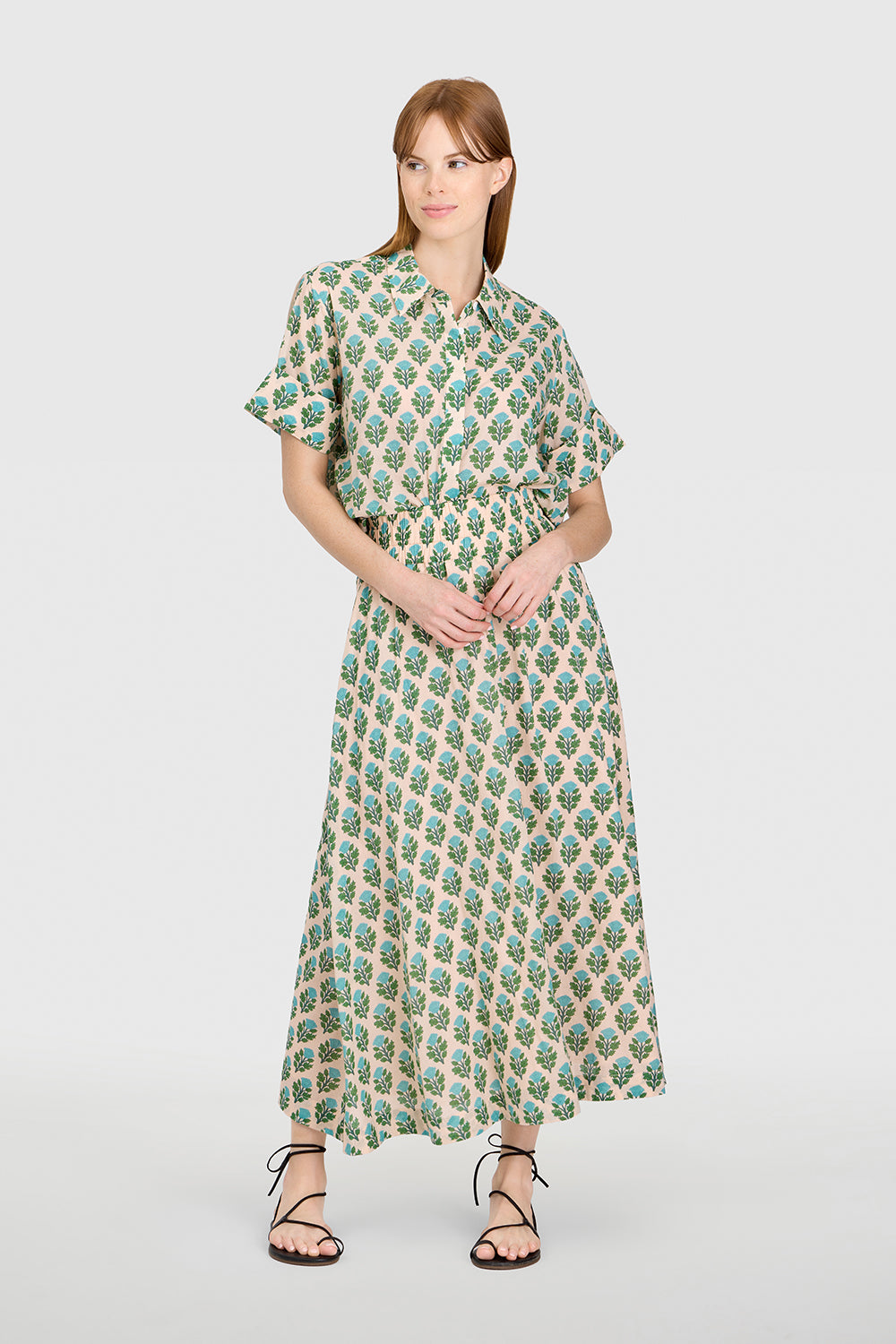 Pavilion Skirt - Salt Blush