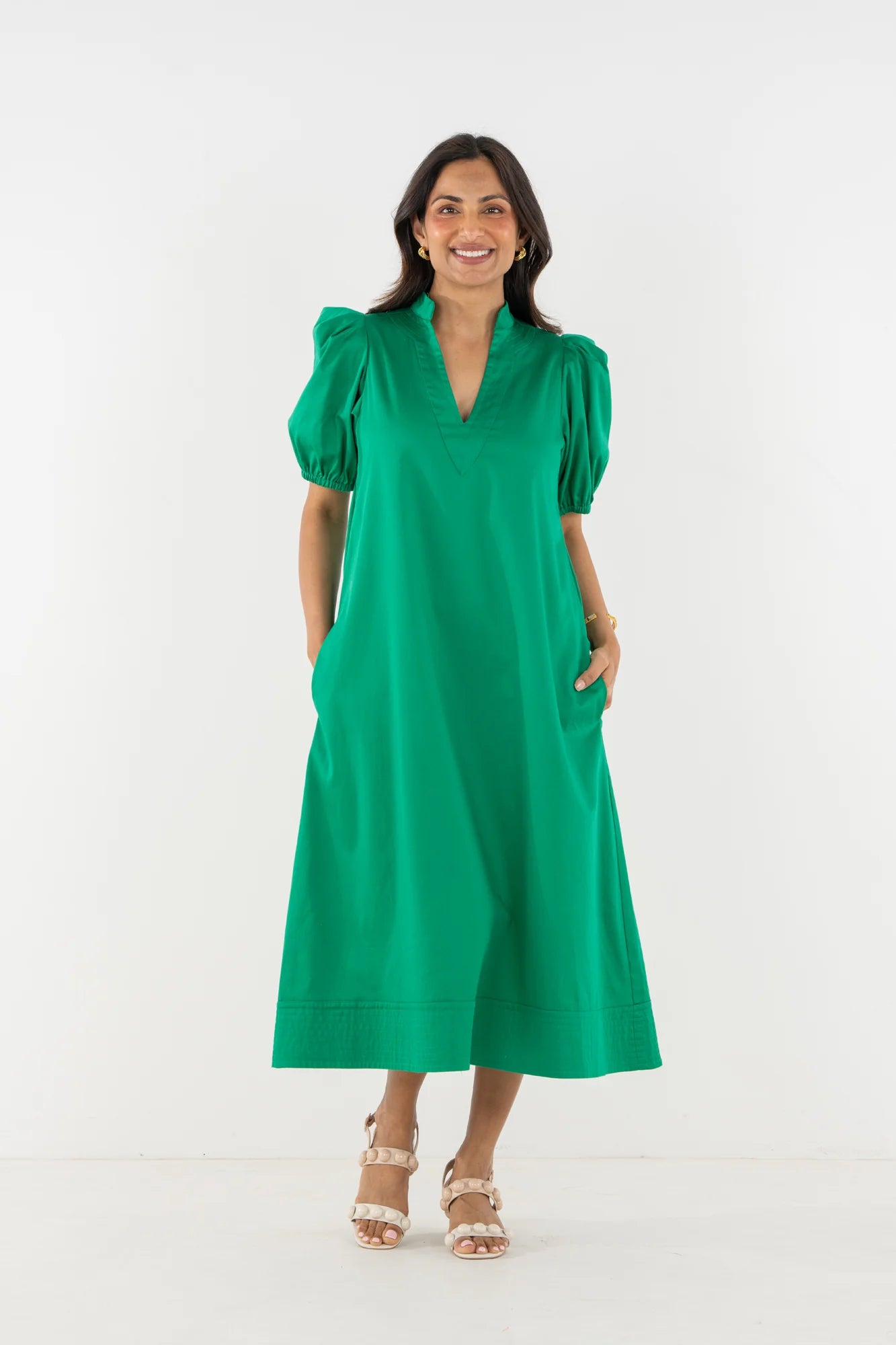 Hampton Dress - Jelly Bean