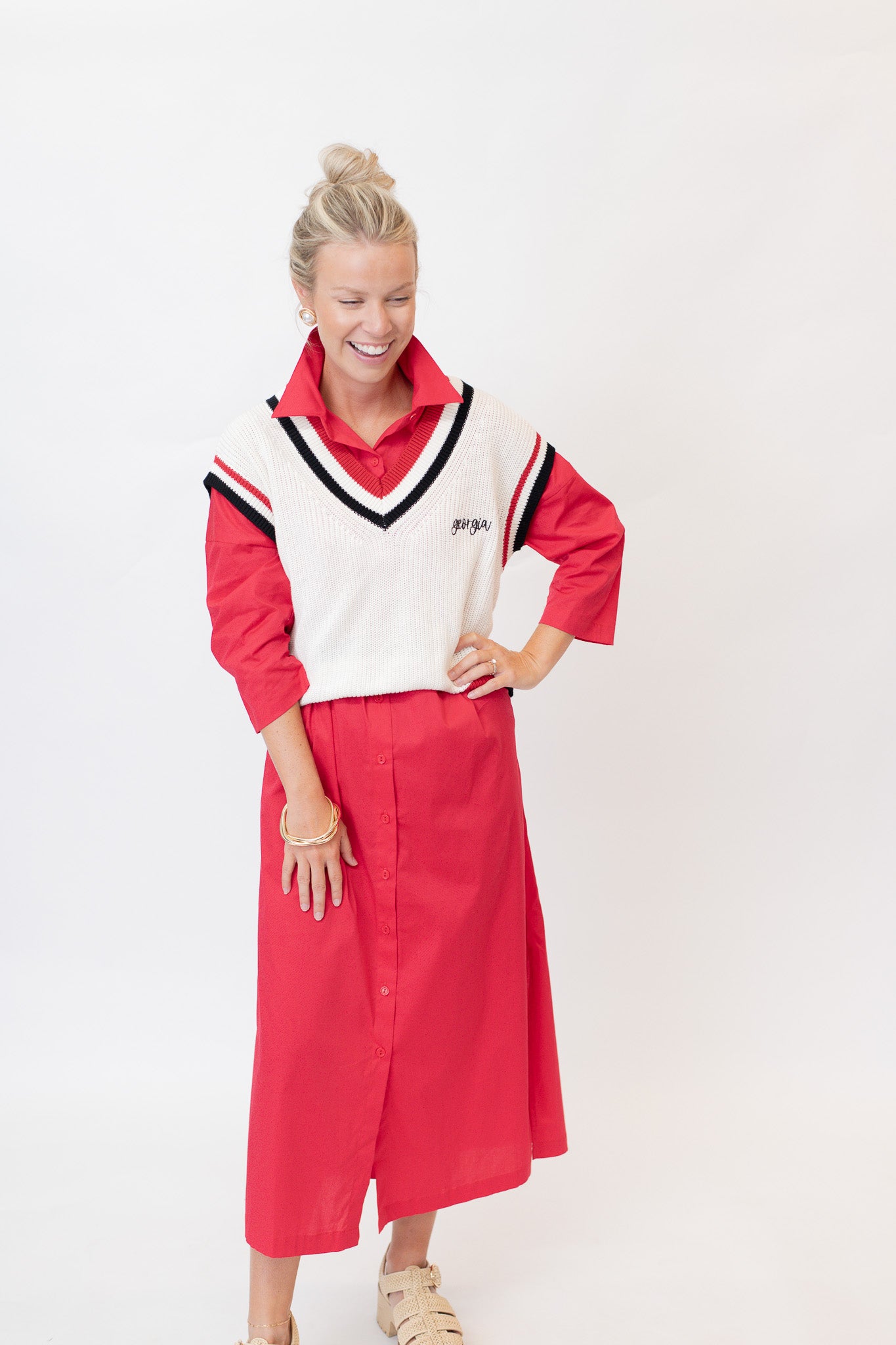 The Chastain Maxi - Red