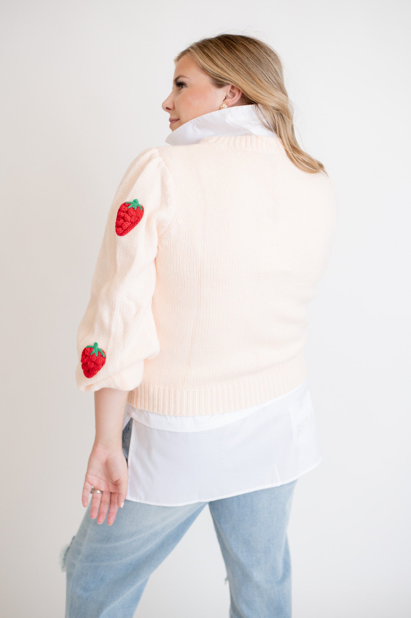 The Strawberry Fields Sweater - Pink