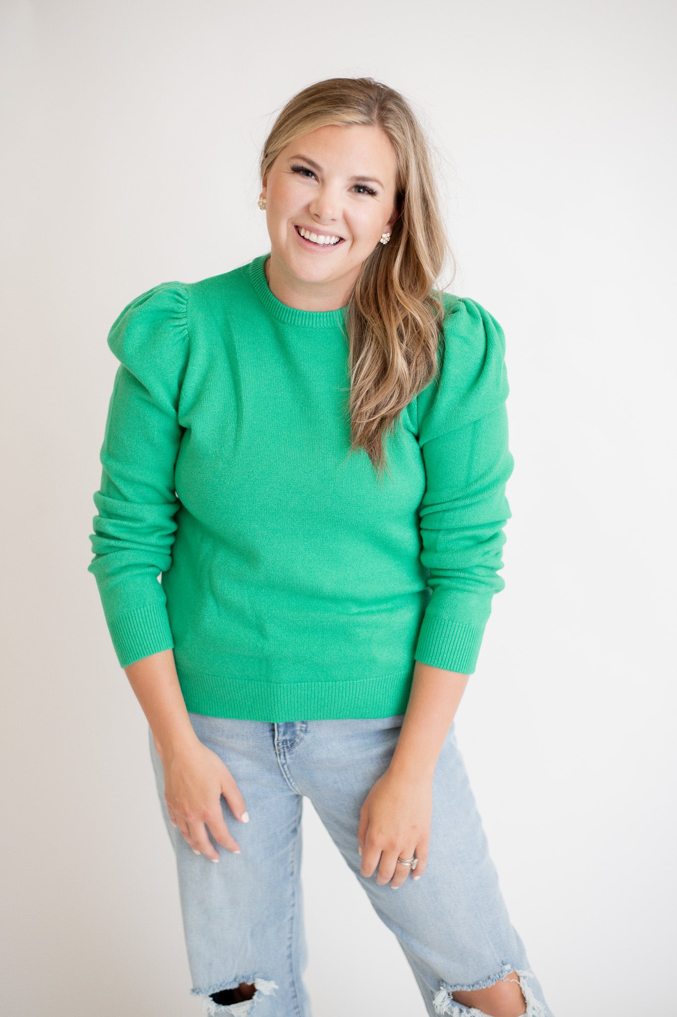 The Everywhere Sweater - Electric Green