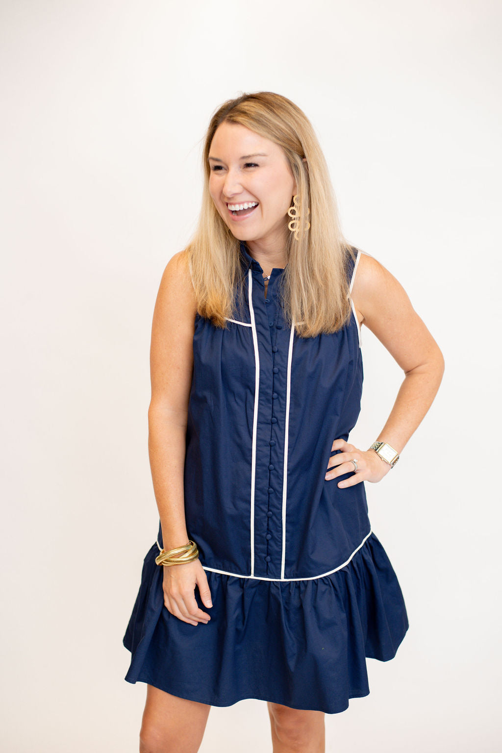 Tailgate Dress - Navy