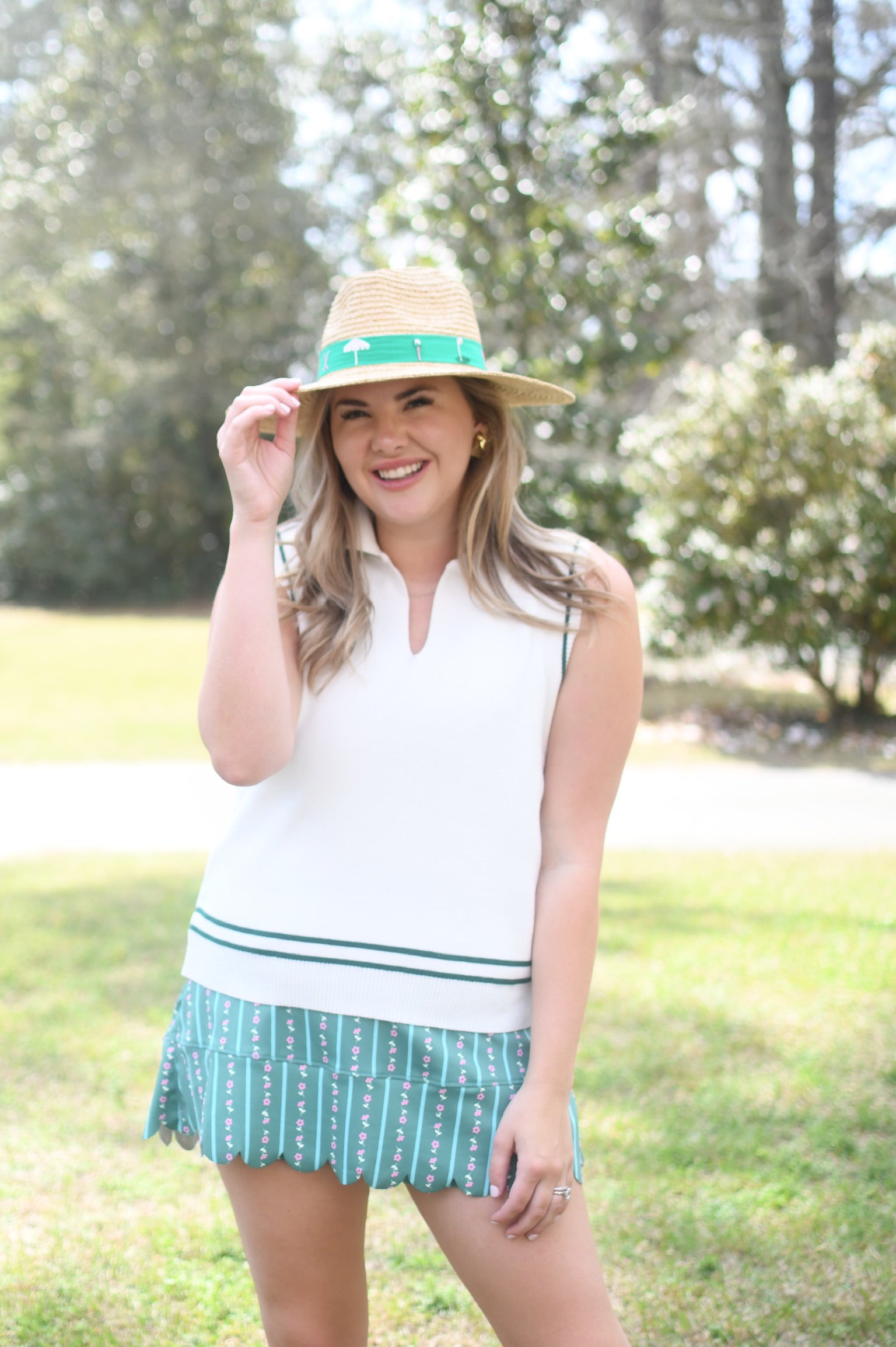 Sporty Girl Tank - White
