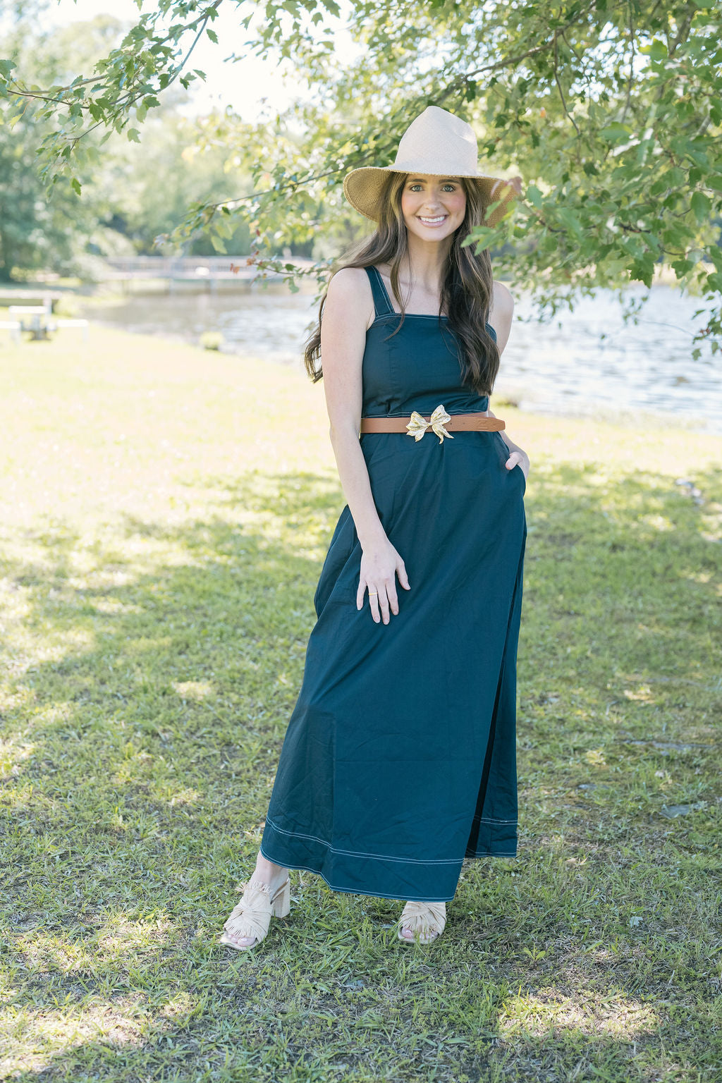 The Picnic Dress - Navy