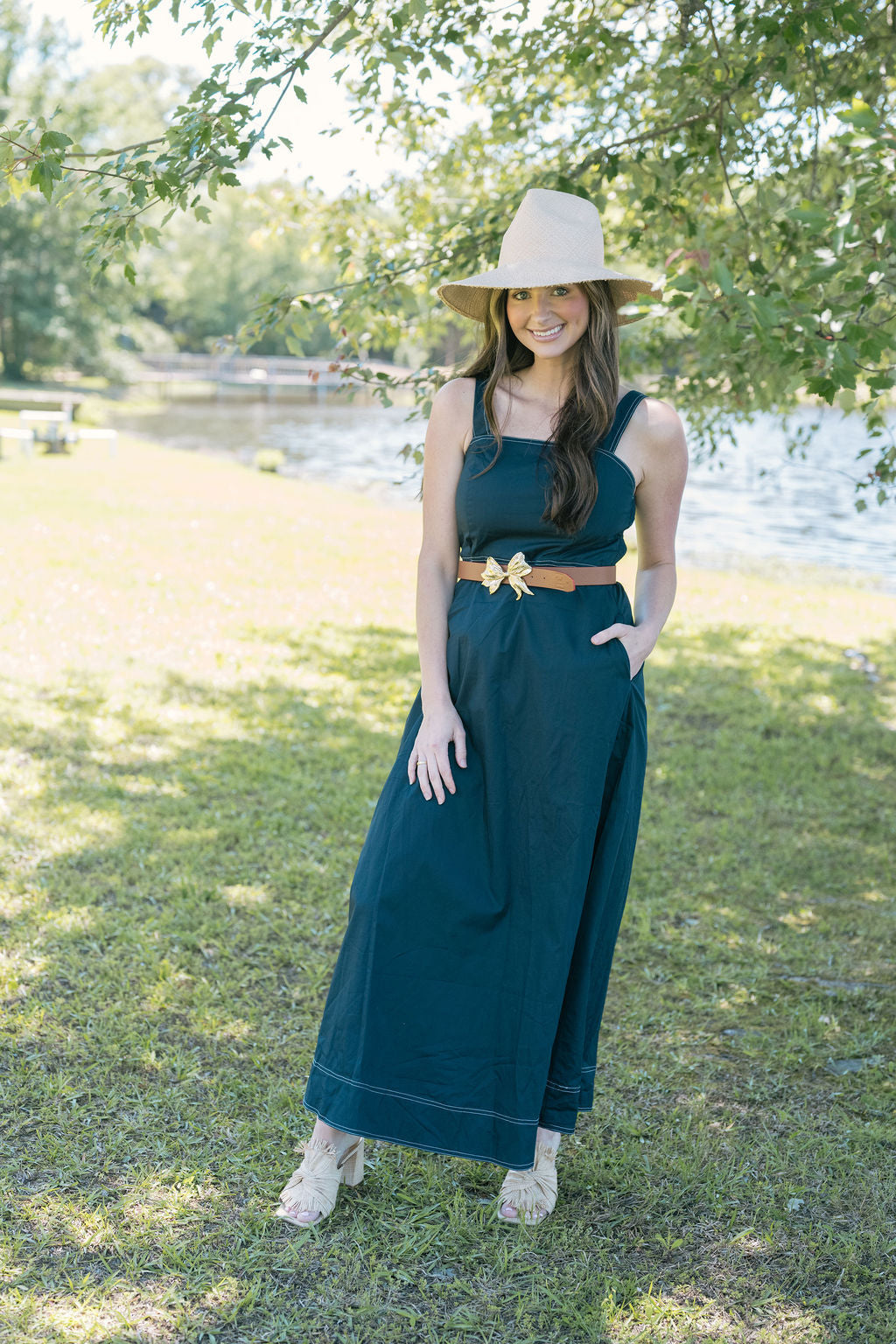 The Picnic Dress - Navy