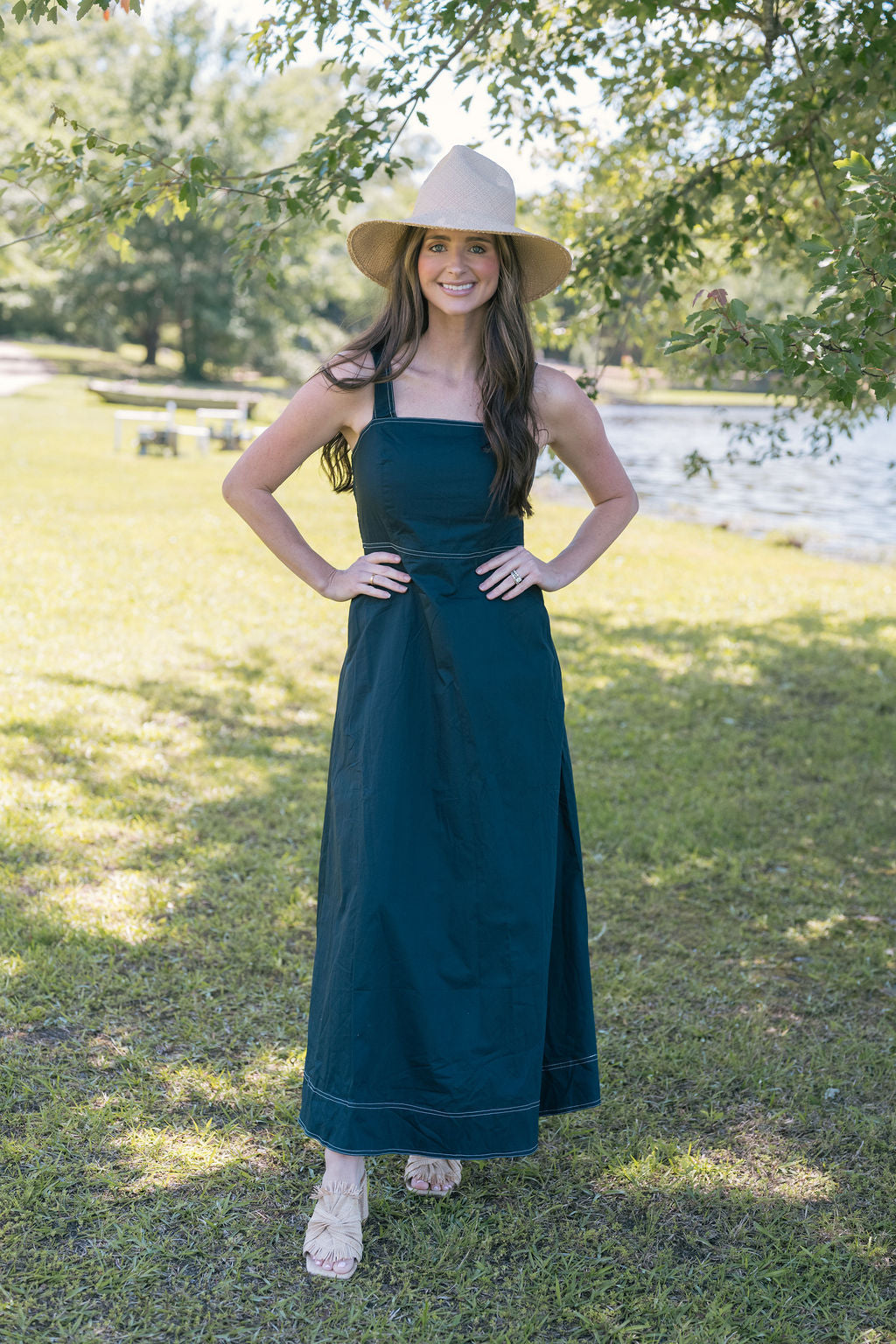 The Picnic Dress - Navy