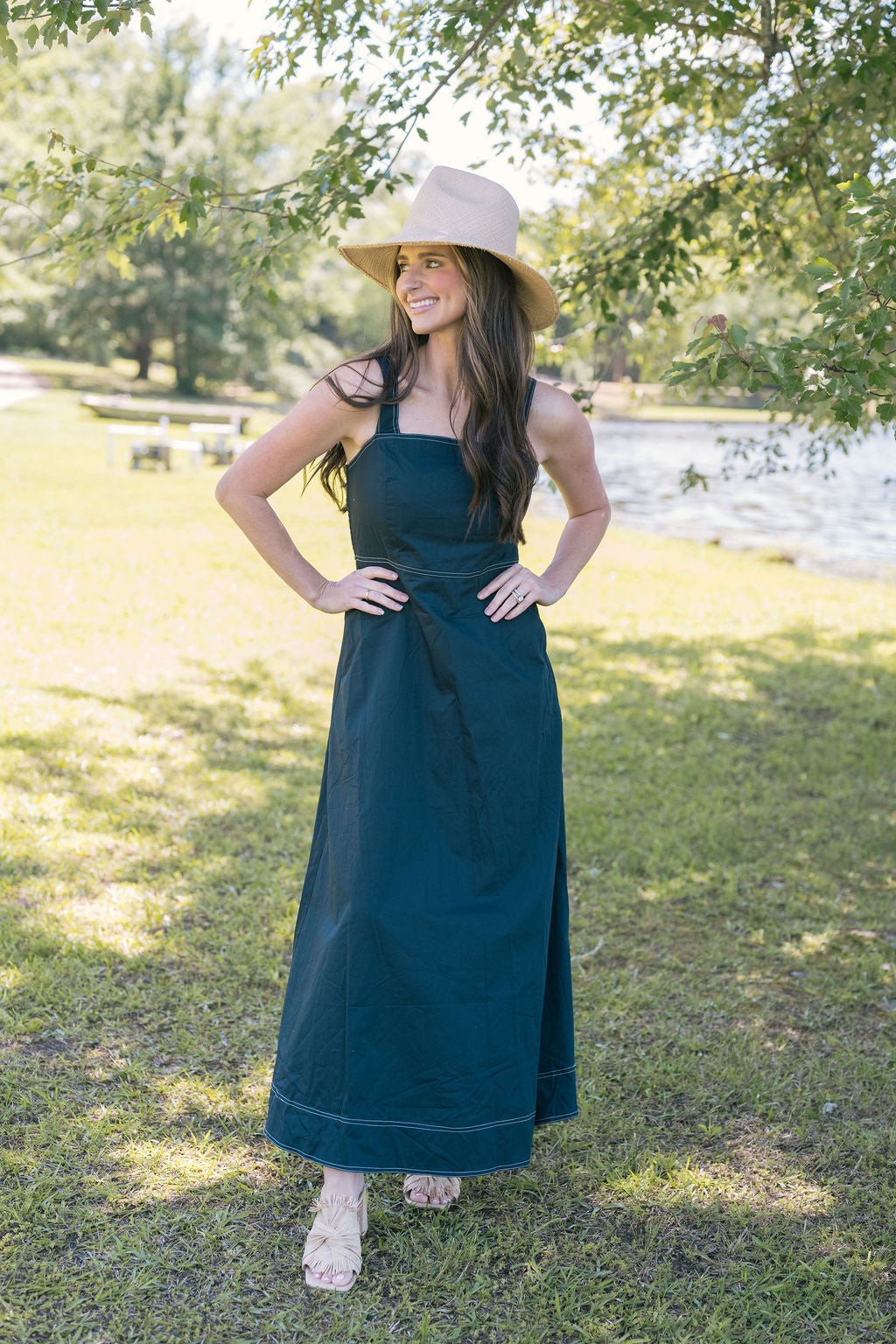 The Picnic Dress - Navy
