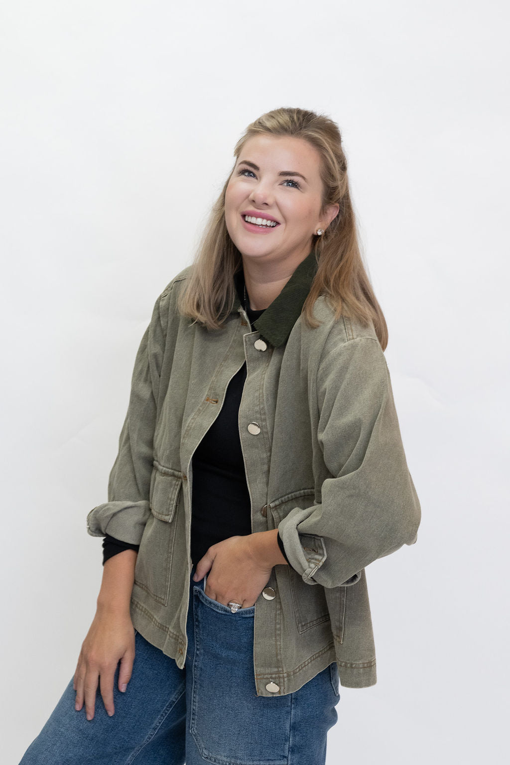 The Olivia Barn Jacket - Olive