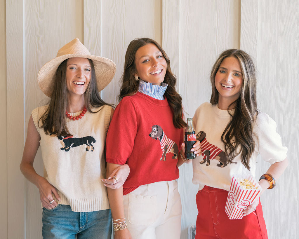 The Dachshund Sweater Top - Two Colors