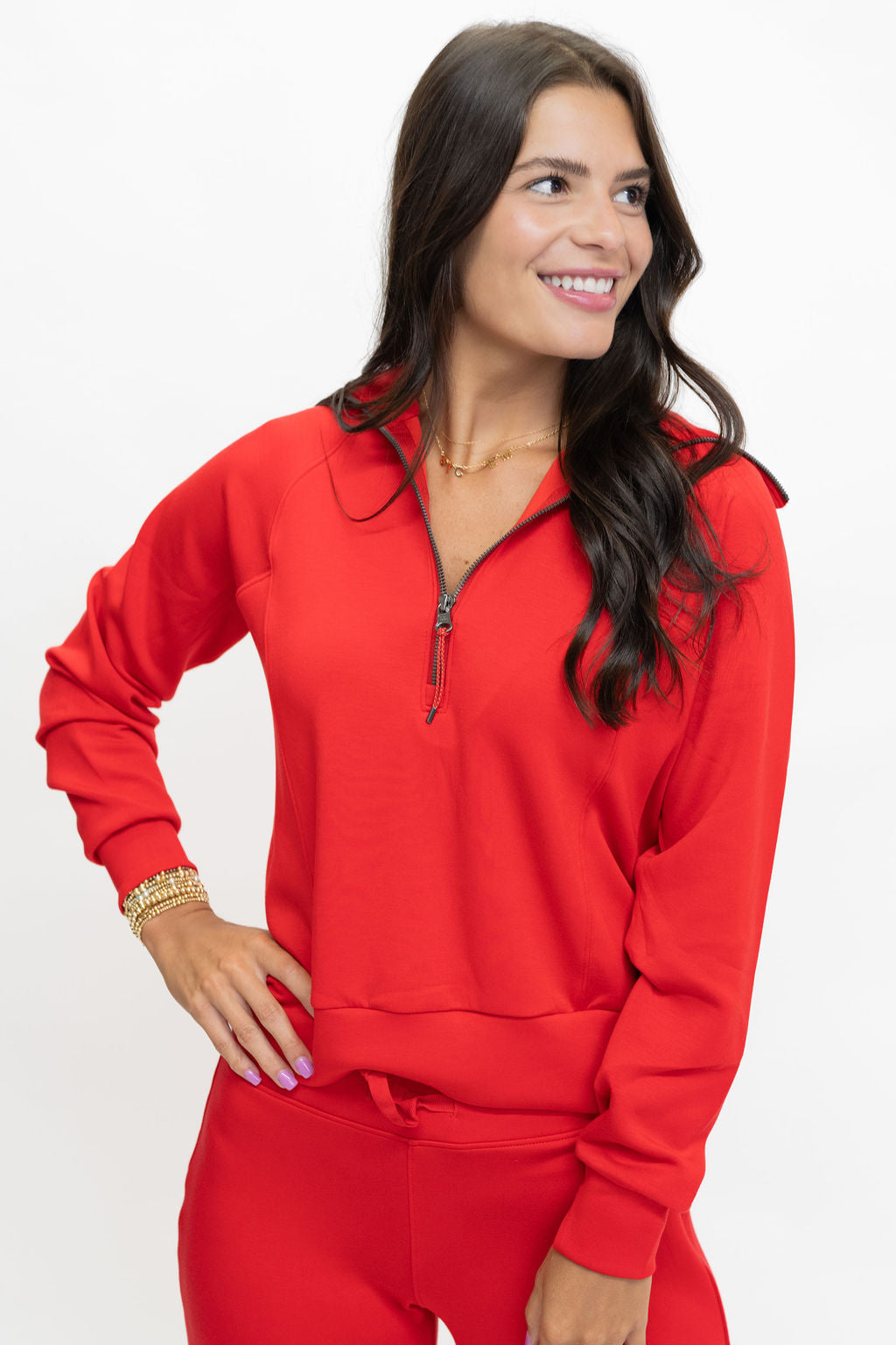 AirEssentials Half Zip - Red